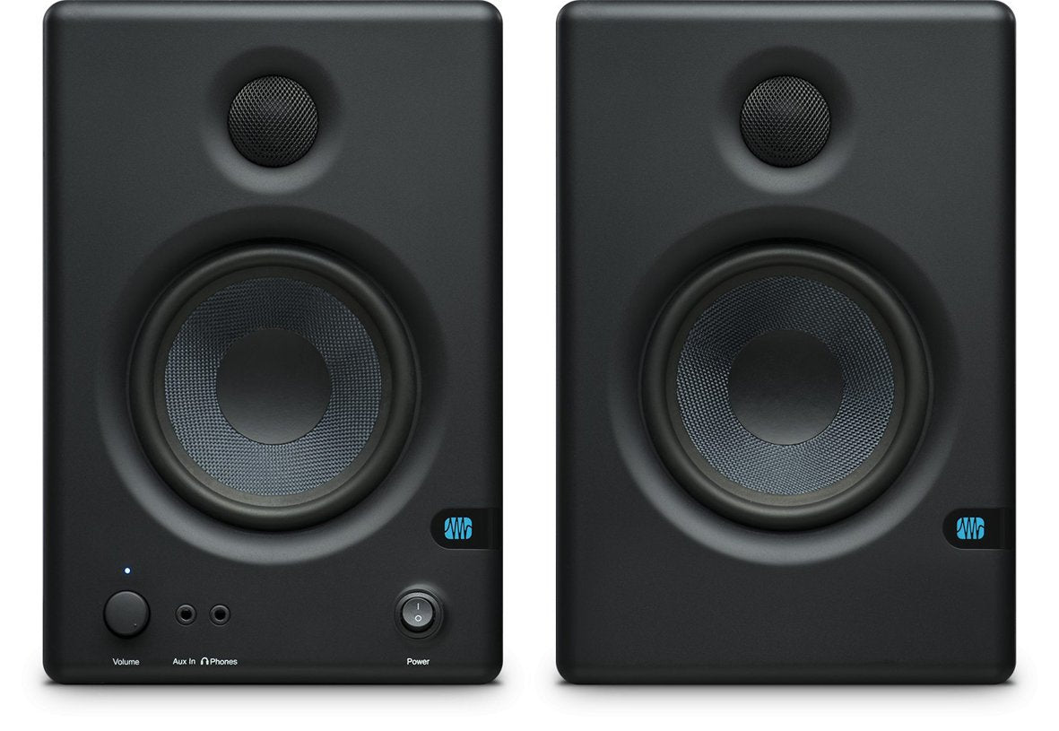 Presonus Eris E.45 Hd 2 Way 4.5' Nearfield Monitors, 70Hz 20Khz Frequency Response, 10Kohm Input Impedance, 2X Balanced 1/4' Trs, 2X Unbalanced Rca, Pair