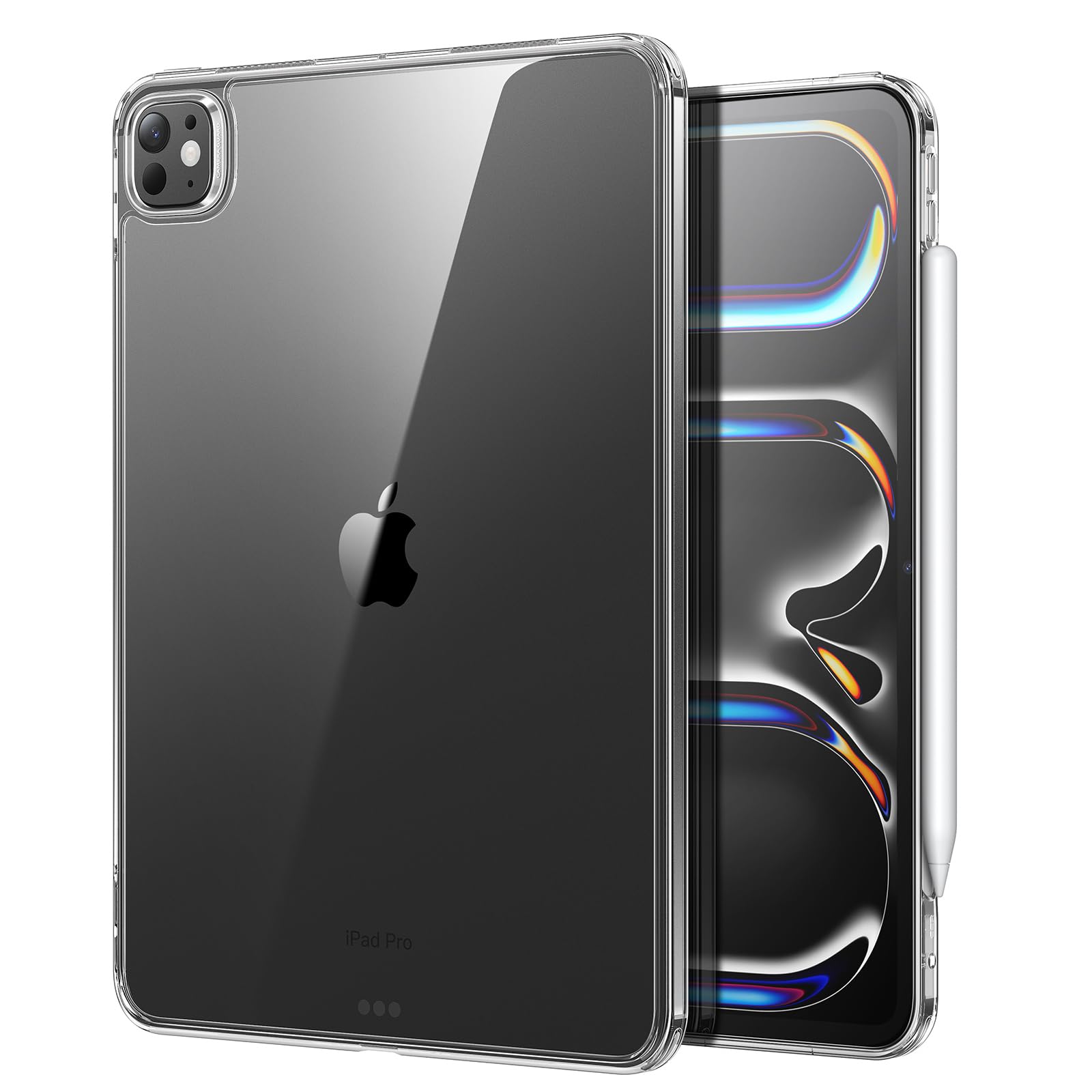 Esr For Ipad Pro 11 Inch Case M4(2024, 5Th Generation), Thin And Lightweight, Shock And Drop Protection, Yellowing Resistant, Hard Back, Supports Pencil Pro And Pencil(Usb C), Classic Series, Clear