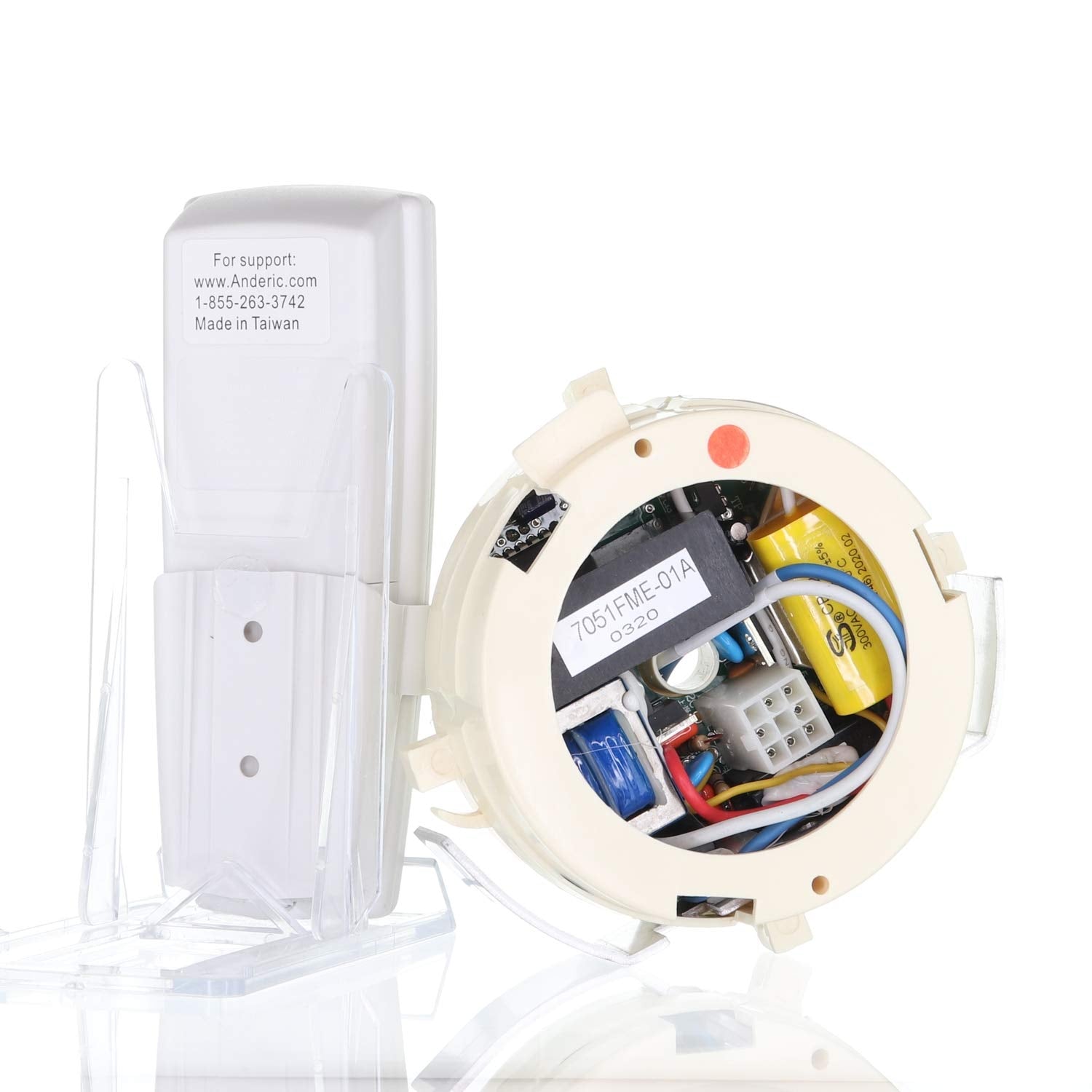 Anderic Uc7051R Replacement Kit For Hunter/Hampton Bay Ceiling Fan Receiver For   Includes Rr7078Tr Remote Control And Uc7051R R