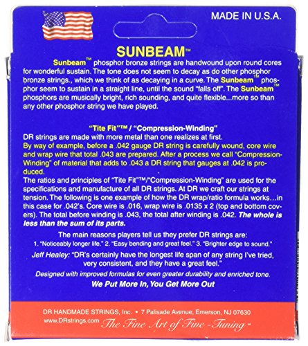 Dr Strings Sunbeam - Phosphor Bronze Acousticround Core 11-50