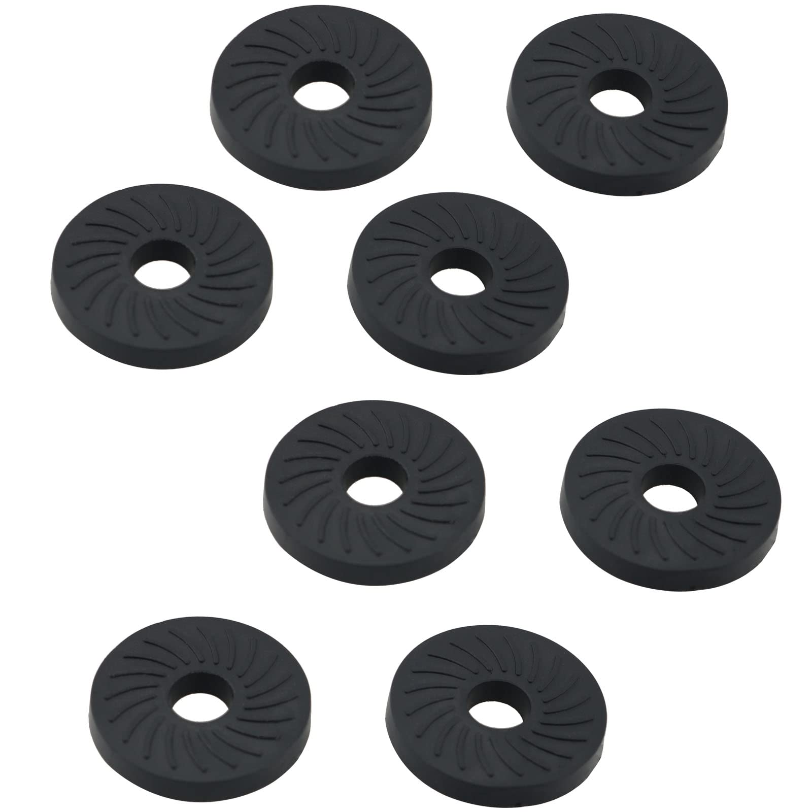 Yhxixi 8Pcs 1/4'' Screw Hole Rubber Pads Rubber Washers Shorten Long Camera Screw Shaft, Enhance Friction