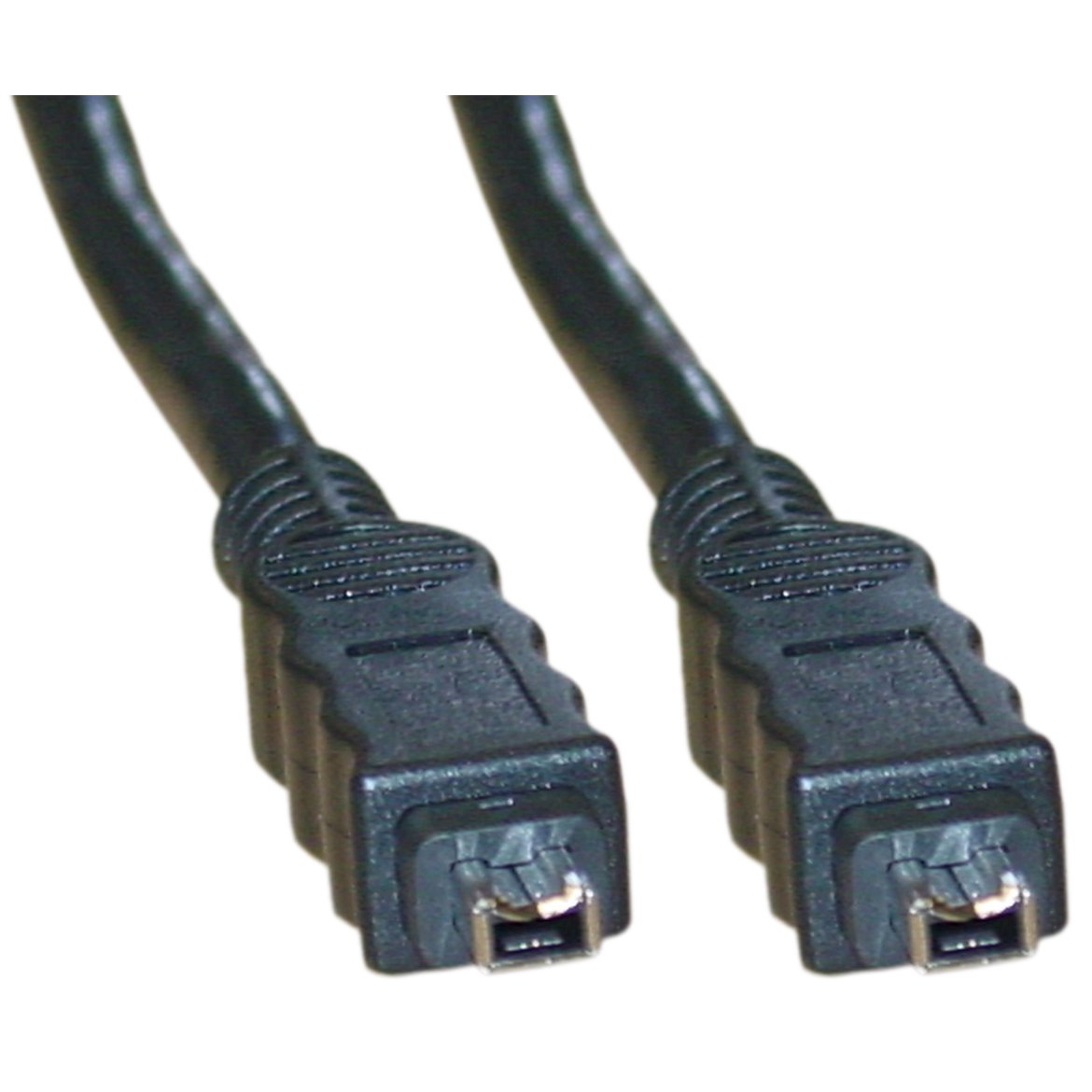 CableWholesale Firewire 400 4 pin to 4 Pin Cable, Male to Male iLink DV Cable, 4 Pin/4 Pin IEEE 1394a, Black, Firewire 400 IEEE 1394a Cord for Computer Laptop, 3 Feet