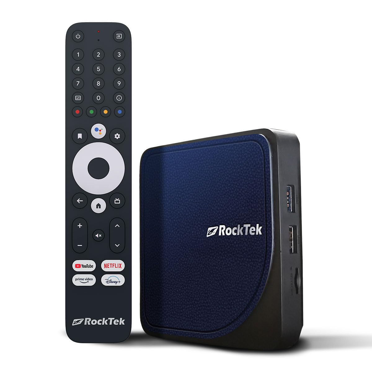 Rocktek G2 4K Android Tv Box 11.0 Streaming Box, Google Certified Tv Box With Google Assistant & Netflix|Hdr Movies, Dolby Visio