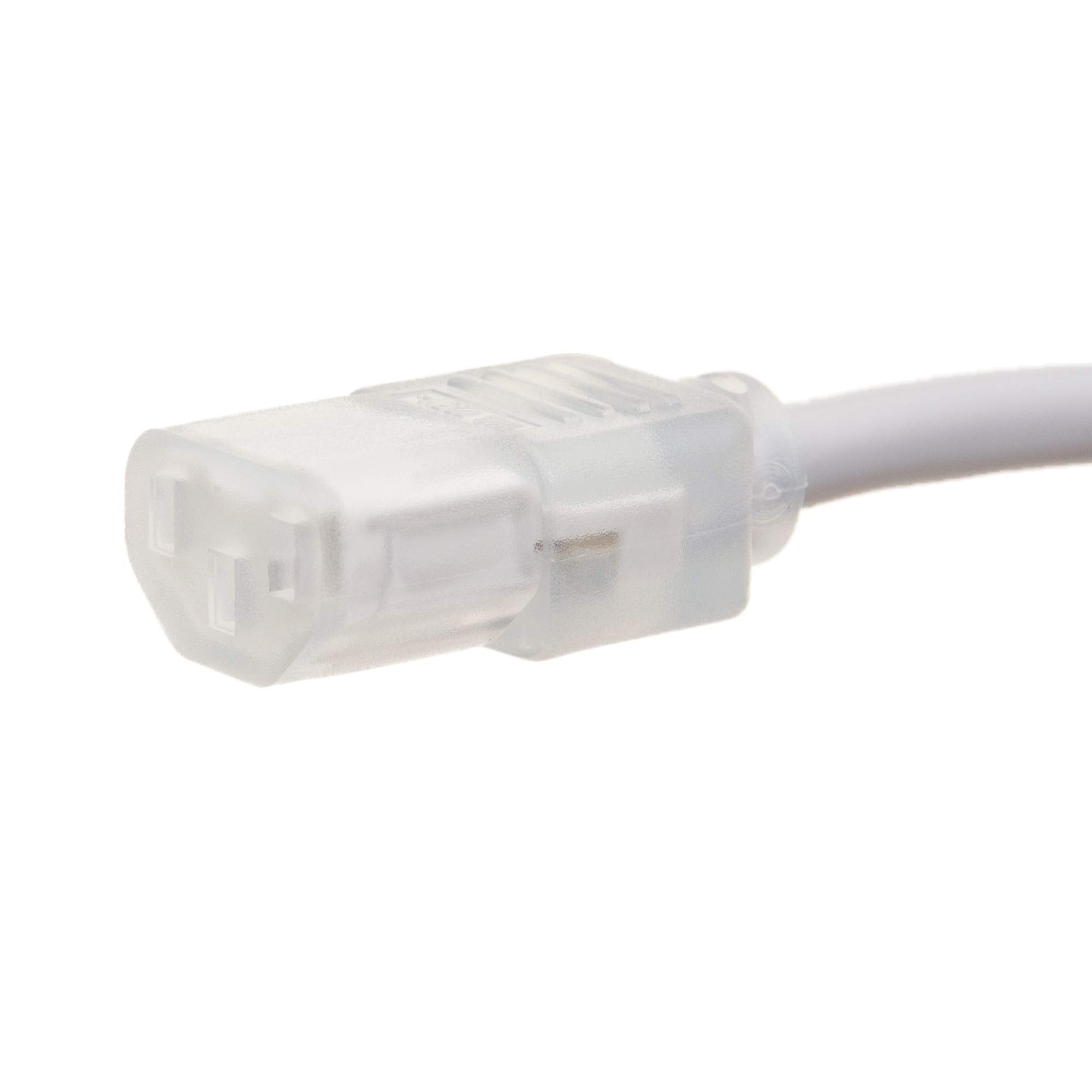 6 Feet Hospital Grade Green Dot Power Cord, Nema 5 15 Male To C13 Female Clear Plug, 18 Awg, Sjt, 10 Amp/125 Volt, 10 Amp Power