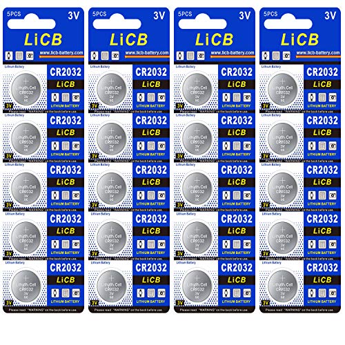 Licb Cr2032 Battery,Long Lasting & High Capacity Cr 2032 3V Coin & Button Cell Lithium Batteries With Adaptive Power And Superio