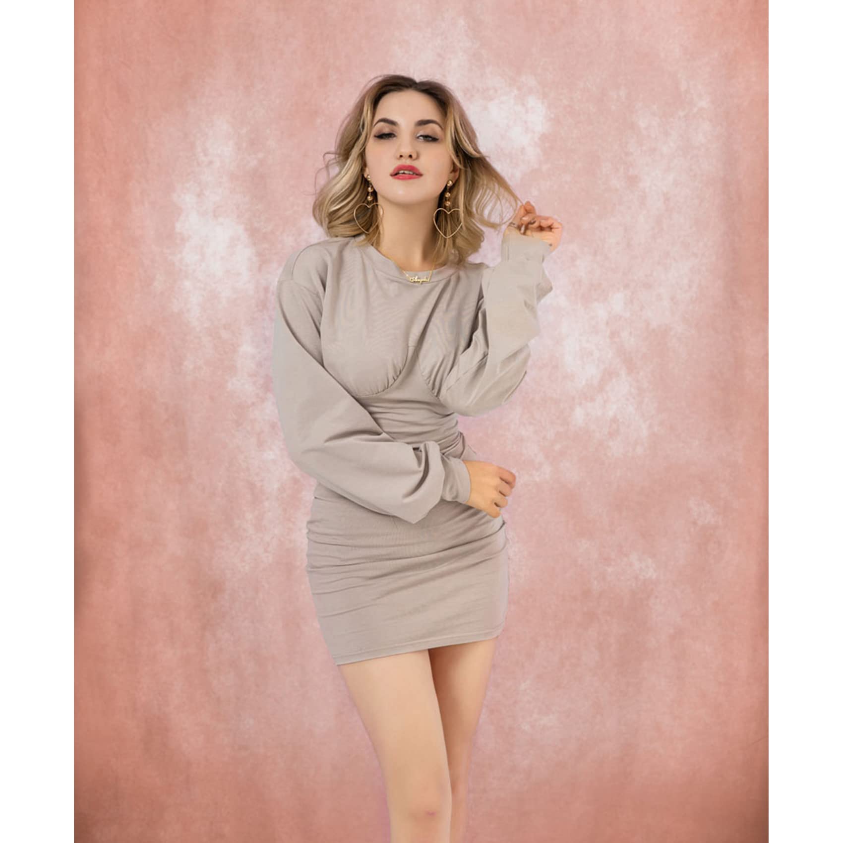 Kate Pink Backdrop Abstract Texture Portrait Photography Backgrounds Photo Studio Props 5X7Ft