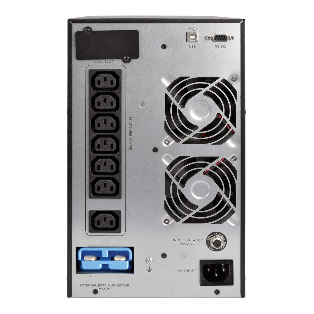 Smartonline 230V 2Kva 1800W On Line Double Conversion Ups, Tower, Extended Run,