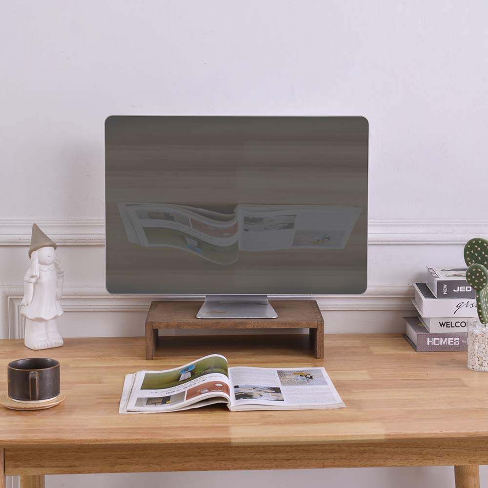 Kirigen Monitor Stand Wooden  Desk Stand Wood For Computer/Laptop/Tv Printer   Monitor Arms & Stands Desk Riser For Office Organ