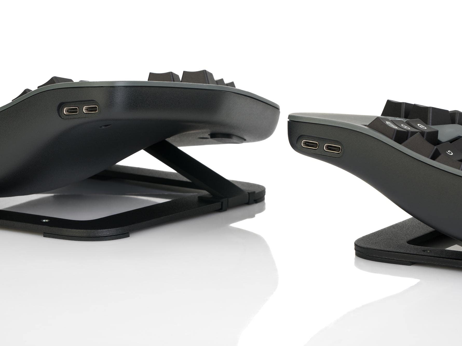 KINESIS Advantage360 USB-C Ergonomic Keyboard | Mechanical Switches | Dark Gray | Model KB360-GBR | Fully Programmable