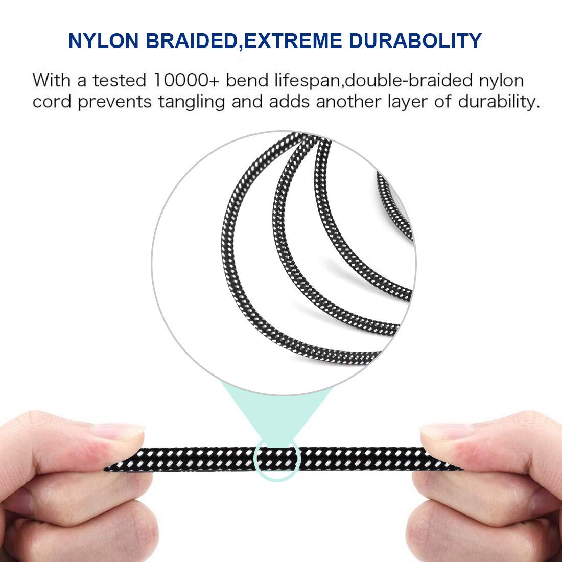 Kinxiyu Xlr Cable 50 Ft, 3 Pin Nylong Braided Balanced Xlr Male To Xlr Female Microphone Dmx Patch Cords (Pure Copper Conductors