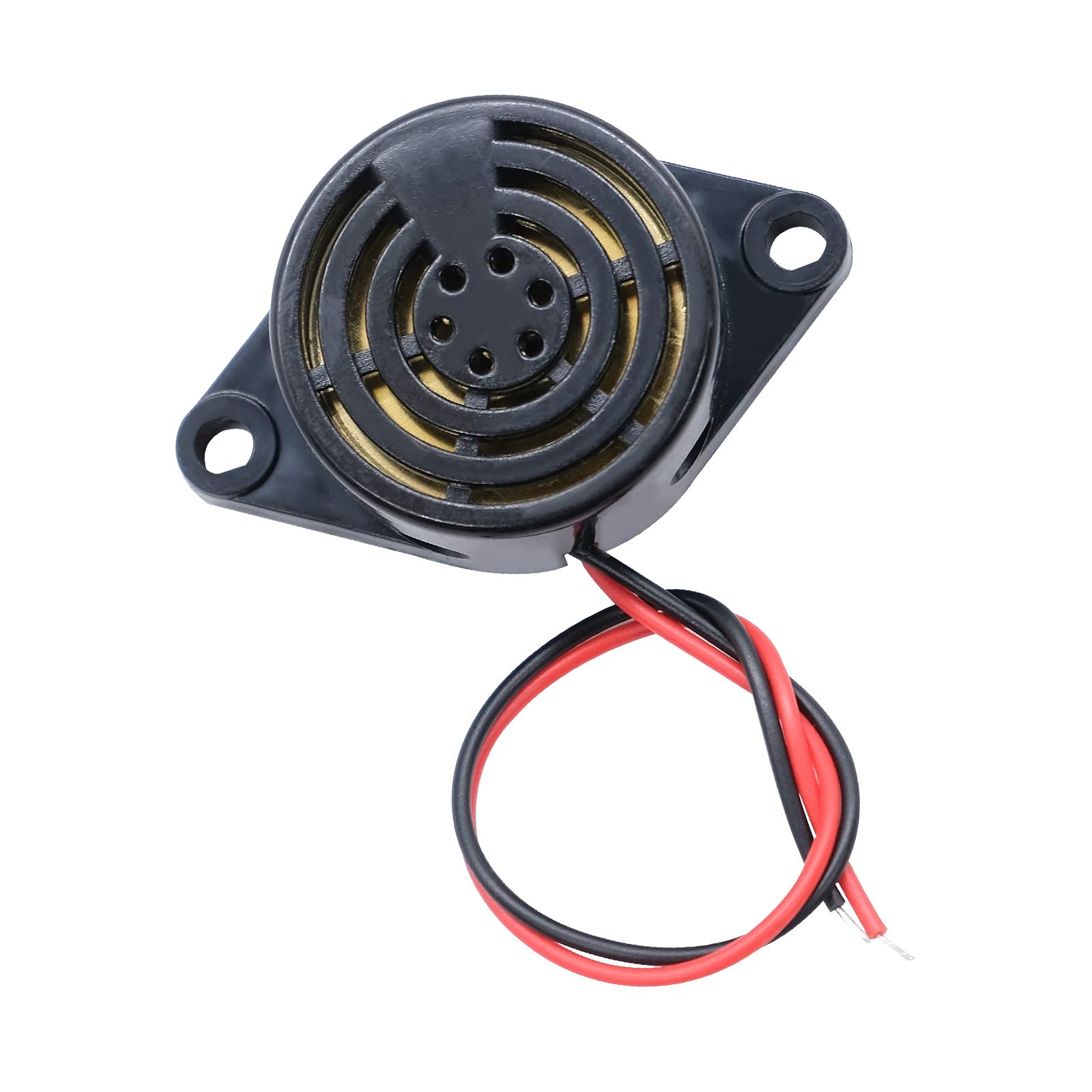 Mxuteuk 6Pcs Dc 3 24V Wired Electronic Buzzer Alarm Sounder Speaker Intermittent Beep Tone Sfm 27 Ii