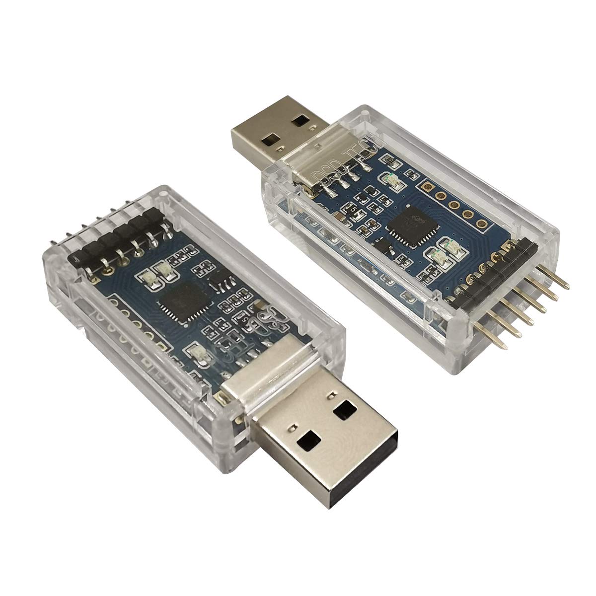 Dsd Tech 2Pcs Usb To Ttl Serial Adapter With Cp2102 Chip Compatible With Windows 7,8,10,Linux,Mac Os X