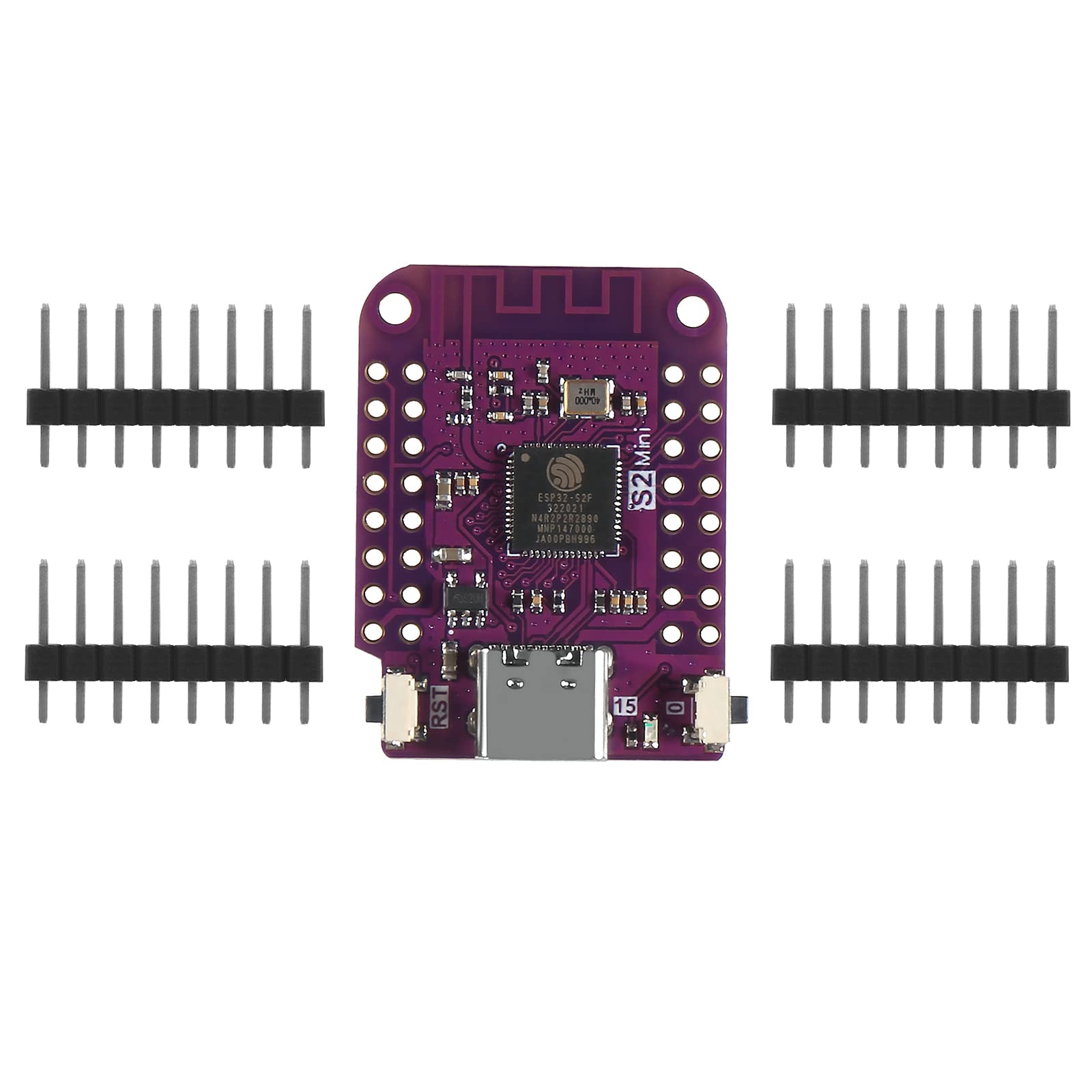 Dweii 3Pcs S2 Mini V1.0.0 Wifi Iot Board Based Esp32 S2Fn4R2 Esp32 S2 4Mb Flash 2Mb Psram Compatible With Arduino Micropython