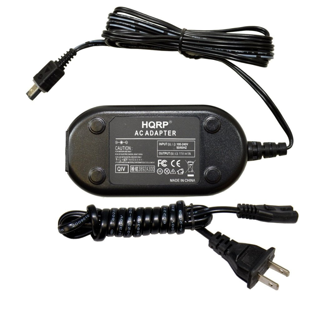 Hqrp Replacement Ac Adapter/Charger Compatible With Jvc Everio Gz Mg21U / Gzmg21U Camcorder With Usa Cord & Euro Plug Adapter