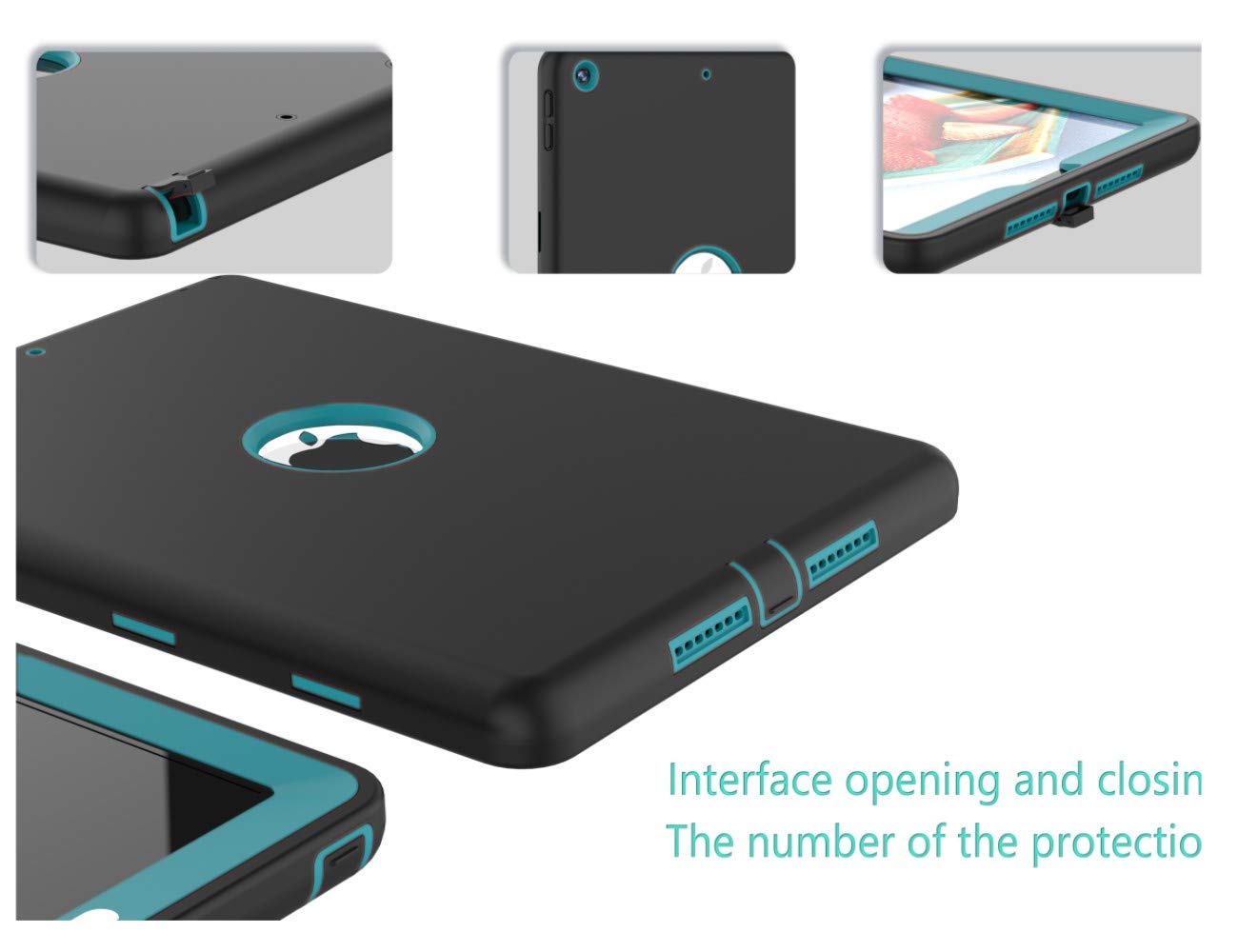 Case For Ipad 9Th / 8Th / 7Th Generation 10.2 Inch With Built In Screen Protector Model Mylf2Ll/A Myld2Ll/A Mylc2Ll/A Myn32Ll/A