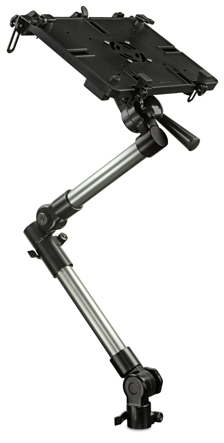 Mount It! Car Laptop Mount Notebook Tablet Holder for Commercial Vehicles, Trucks Fits iPad and Other Tablet Computers, Heavy Duty Design with Full Motion Tray, Extendable Arms, Lockable Arm