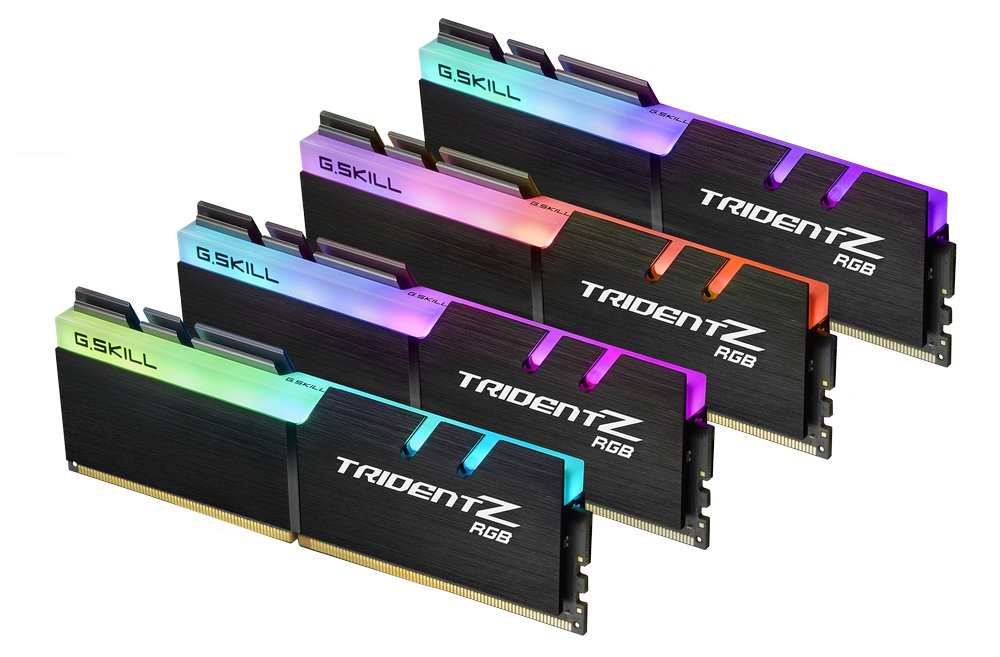G.Skill Trident Z Rgb Series (Intel Xmp) Ddr4 Ram 32Gb (4X8Gb) 3200Mt/S Cl16 18 18 38 1.35V Desktop Computer Memory Udimm (F4 32