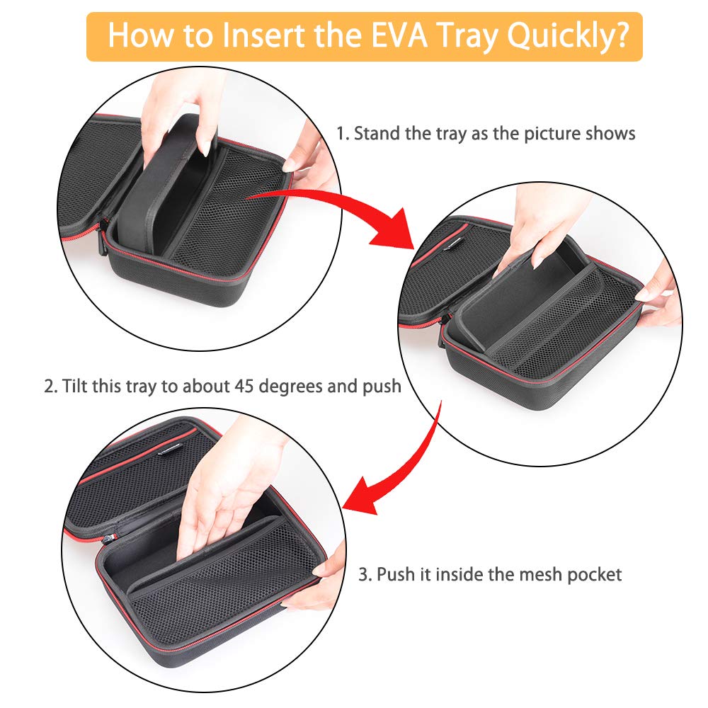 Rlsoco Hard Case Compatible With Philips Bodygroom Series 7000 Bg7040/42,Bg7030/49,Bg2039/42 & Nosetrimmer 3000 Nt3600/4 (Case O