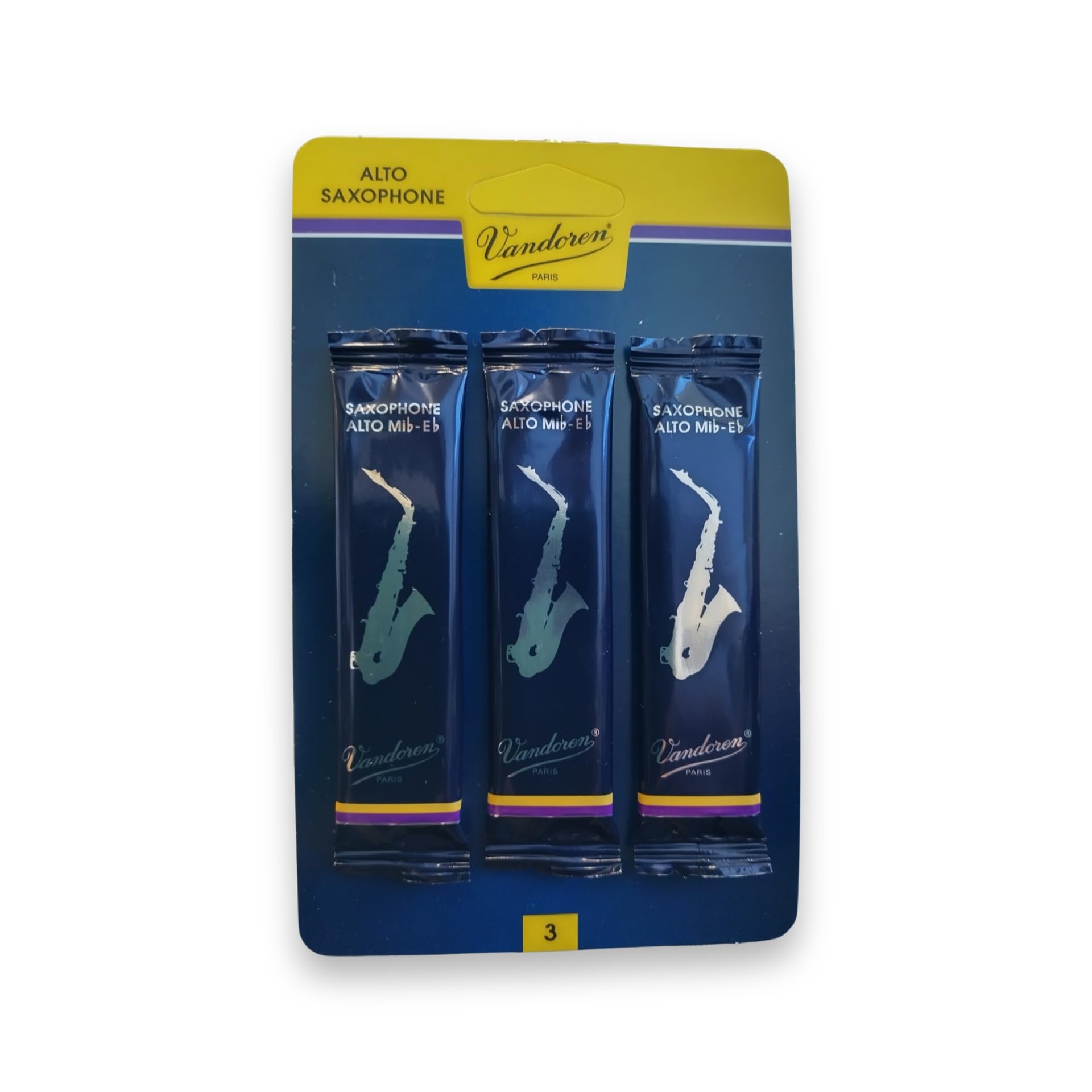 VANDOREN Alto Sax 3 Traditional (3 Pack) Reeds