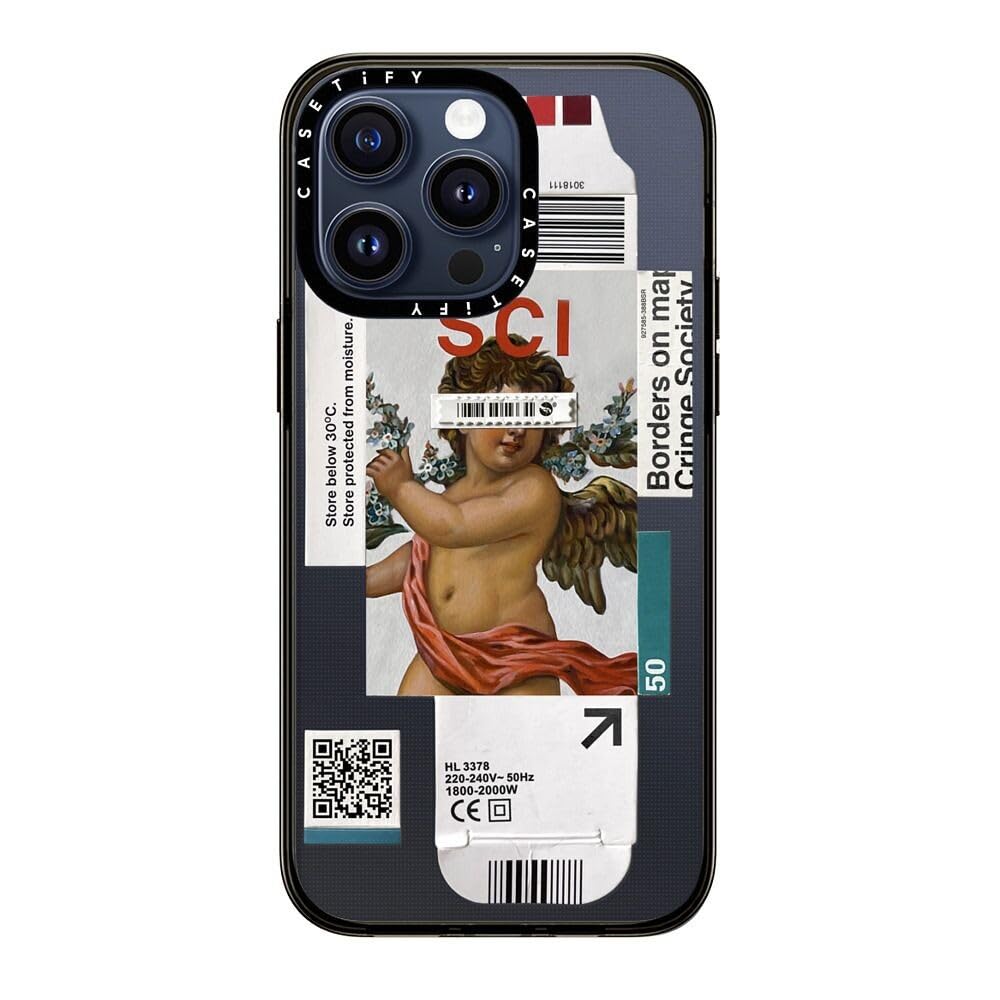 Casetify Compact Iphone 15 Pro Max Case [2X Military Grade Drop Tested / 4Ft Drop Protection]   Cute Prints   Below 30 Degrees