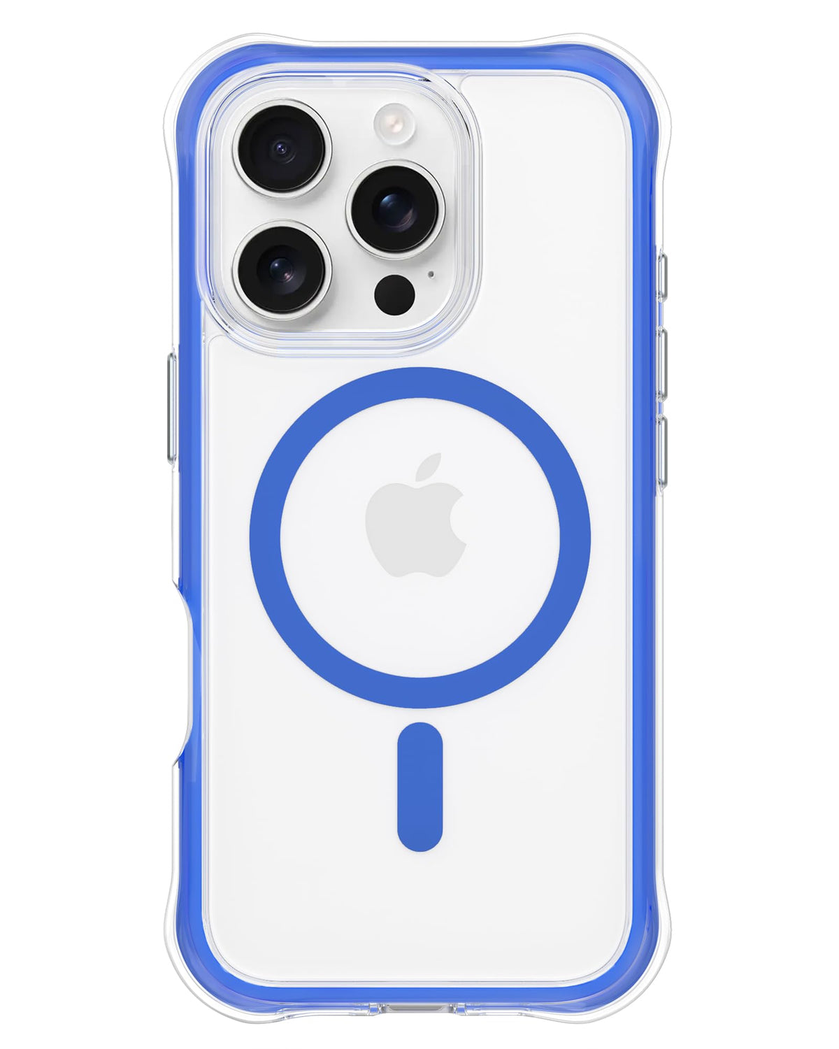 Ornarto Air Case For Iphone 16 Pro Clear, Compatible With Magsafe, Military-Grade Drop Protection Cover With Built-In Air, Blue