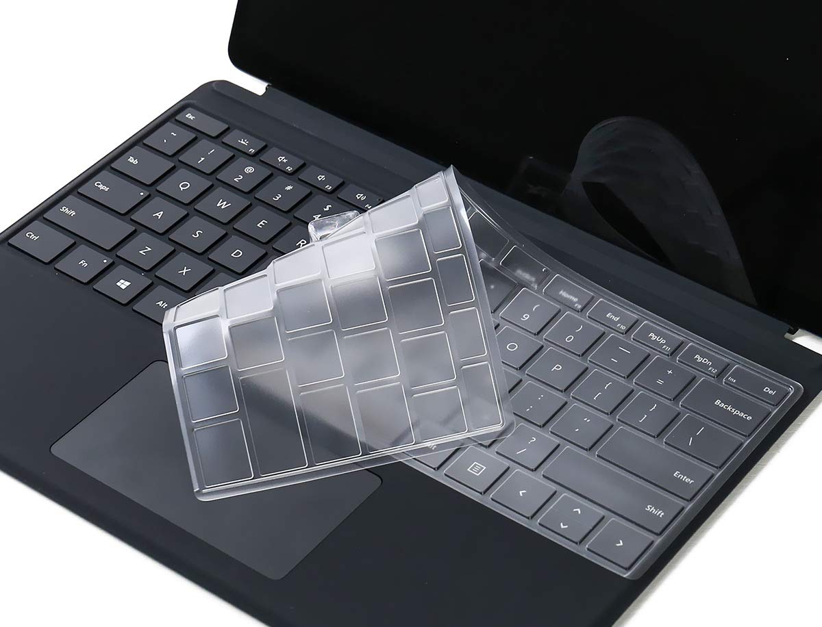 Casebuy Ultra Thin Tpu Keyboard Cover For 2024 Microsoft Surface Pro 10 13'' & 2022 2021 Surface Pro 9 8 13 Inch I5 I7 Touchscre