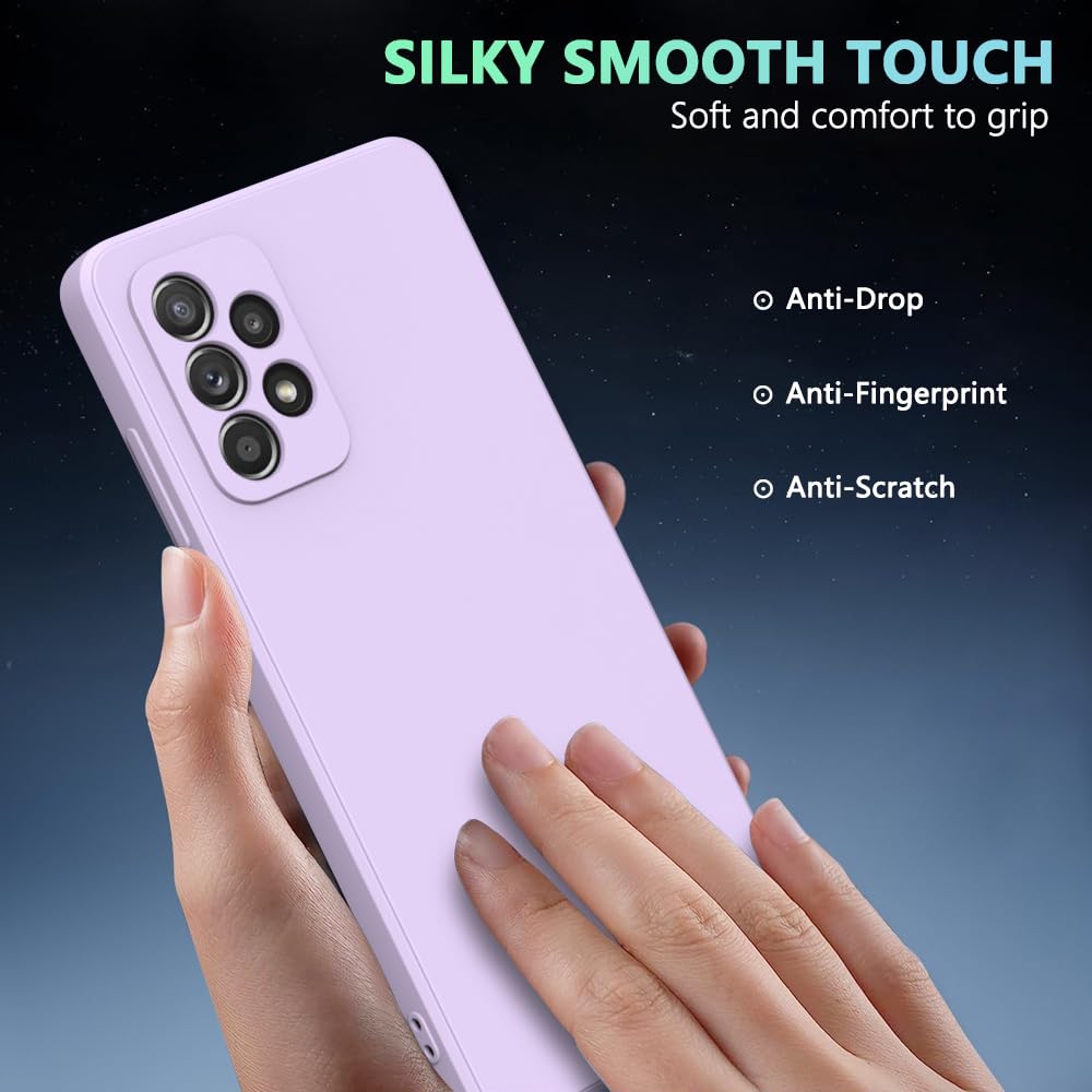 Wogroo For Samsung Galaxy A53 5G Case Purple, Scratch Resistant With Soft Touch, Slim Thin Phone Cover For Samsung Galaxy A53 5G