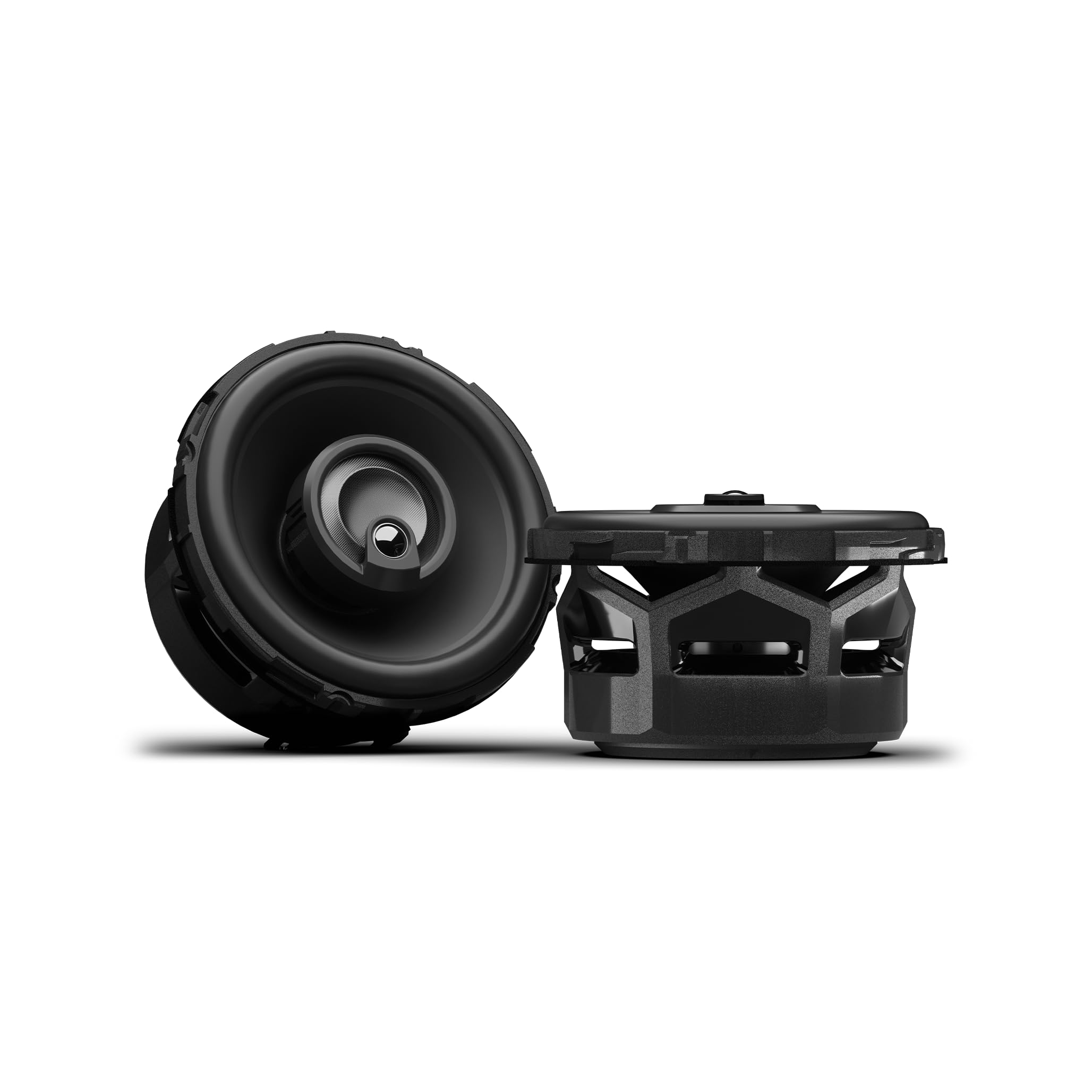 Rockford Fosgate P1V2-3 Punch P1 3.5 3-Way Coaxial Full Range Speakers - Black (Pair)