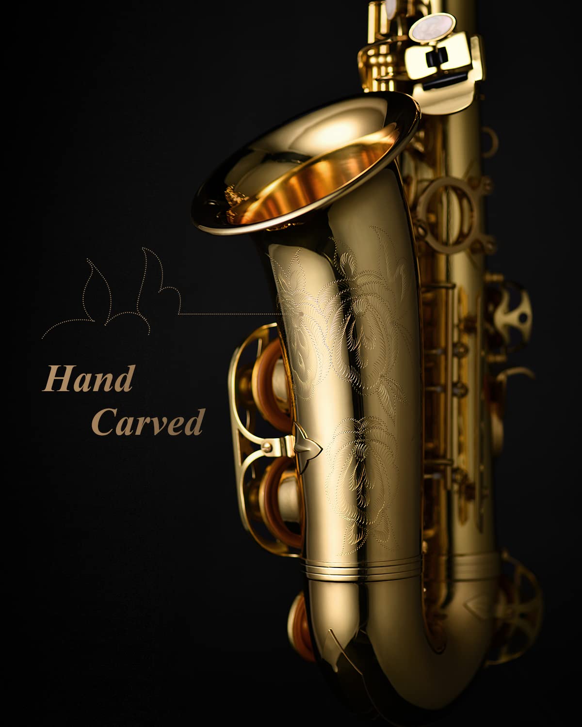 Eastar Eax 21, Alto Saxophone, E Flat Saxophone For Beginner Students Brass Sax Full Kit, Travel Bag, Foldable Stand, Cleanning