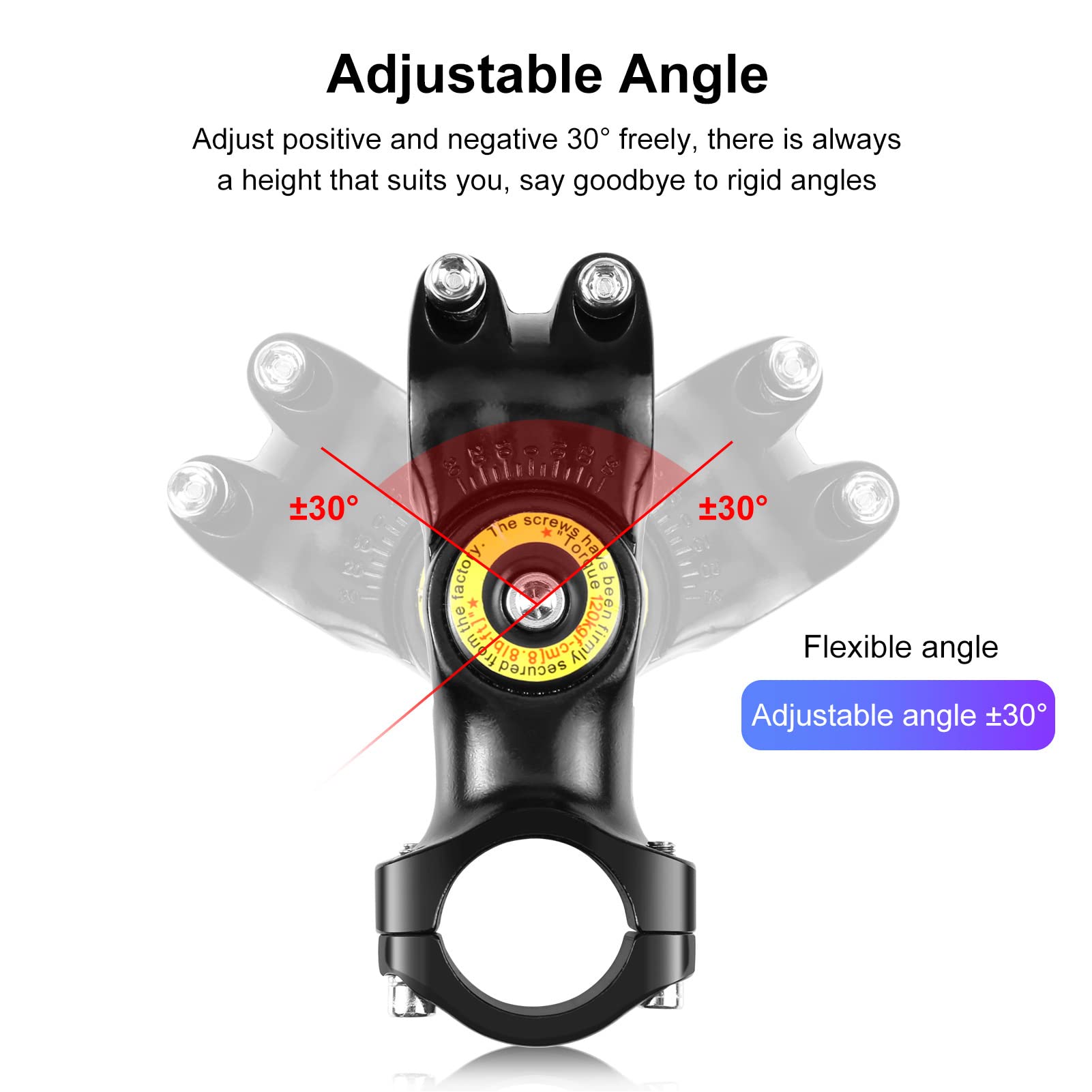 Motorcycle Invisible Selfie Stick, Bike Selfie Stick Handlebar Mount Camera Bracket, Action Camera Bracket Adapter Clamp Holder,