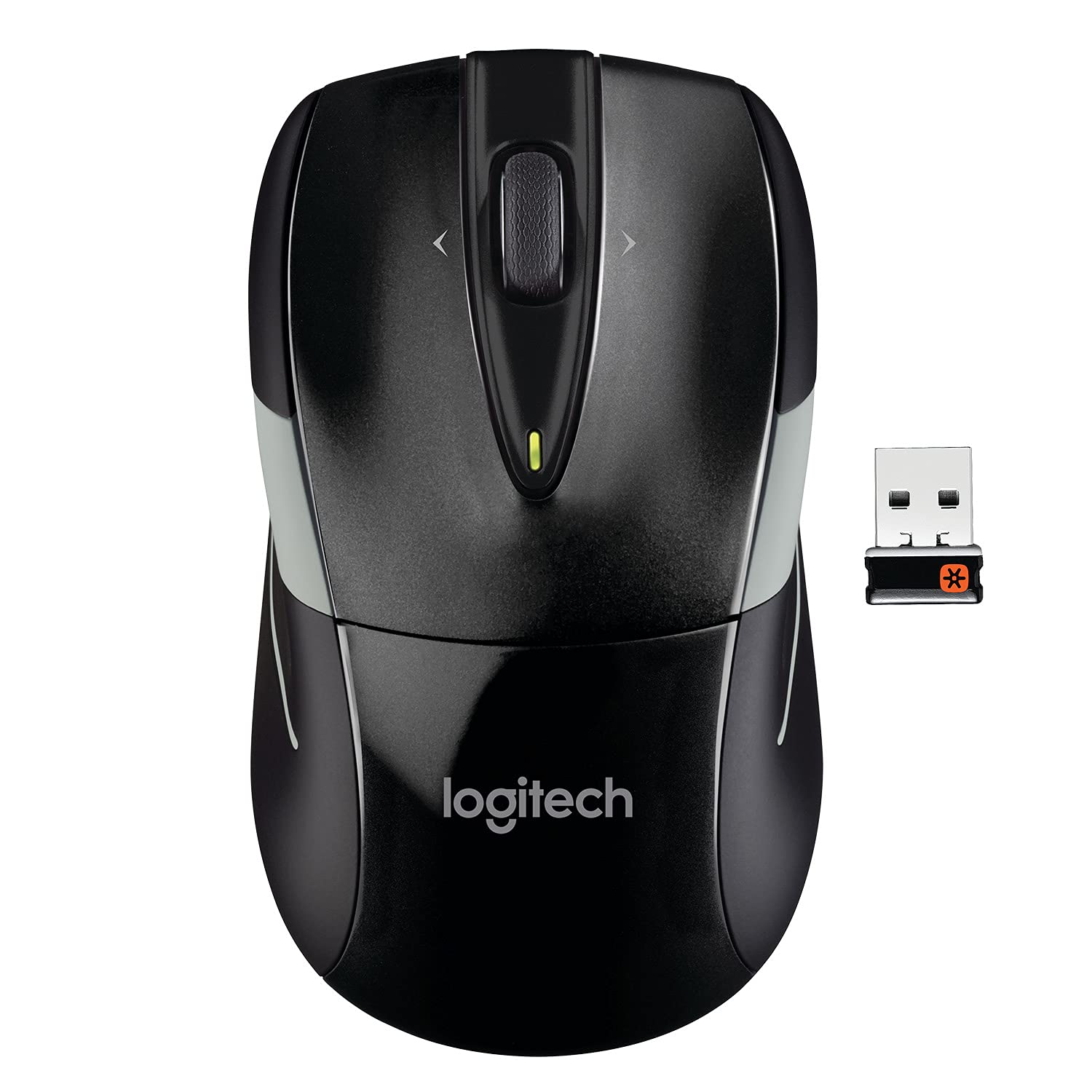Logitech M525 Wireless Mouse, Black/Gray