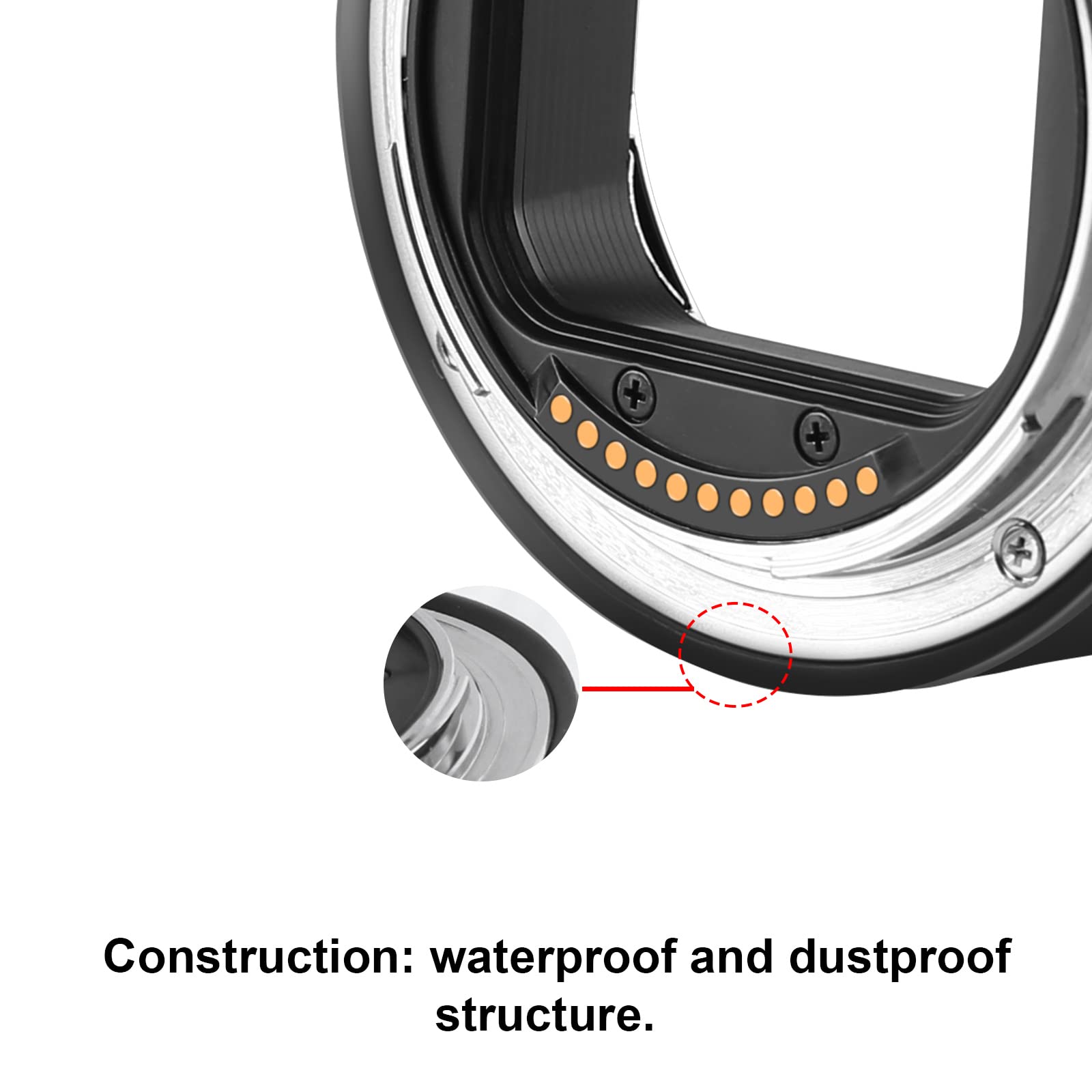 Meike Mk Rf Af1 13Mm + 18Mm Metal Af Full Frame Macro Extension Tube Adapter Ring Kit For Eos R Series Cameras Rf Mount Cameras