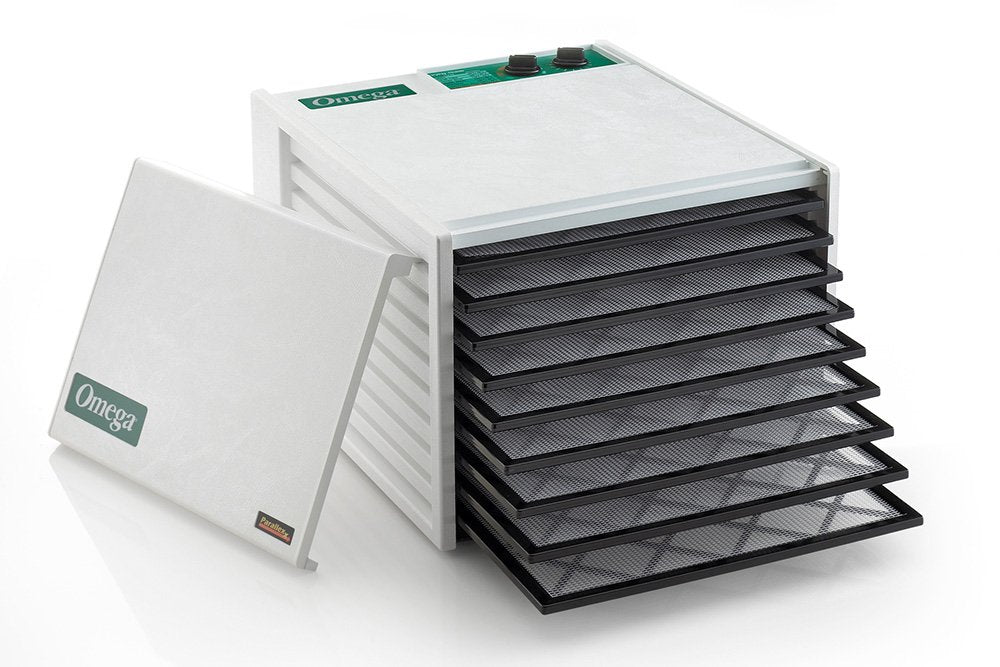 Omega Dh9090Tw Dehydrator, 9 Tray, White