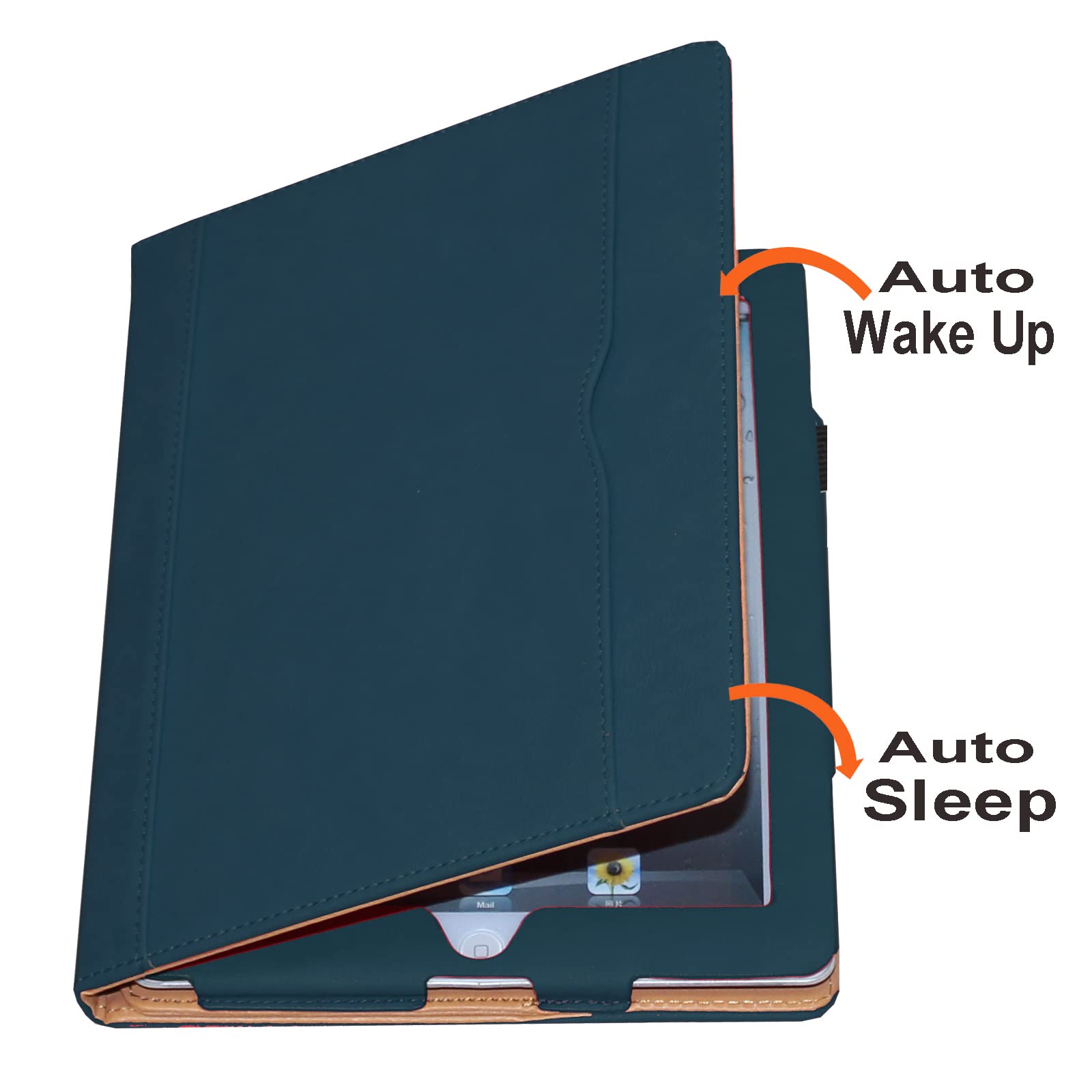 Jytrend Case For Ipad Air 11 Inch 6Th Gen(M2 2024) /10.9 Air 5Th /Air 4Th Generation, Folio Stand Magnetic Smart Cover With Pocket For Ipad Air 6/5/4 A2902 A2903 A2588 A2589 A2316 A2324 (Navy Blue)