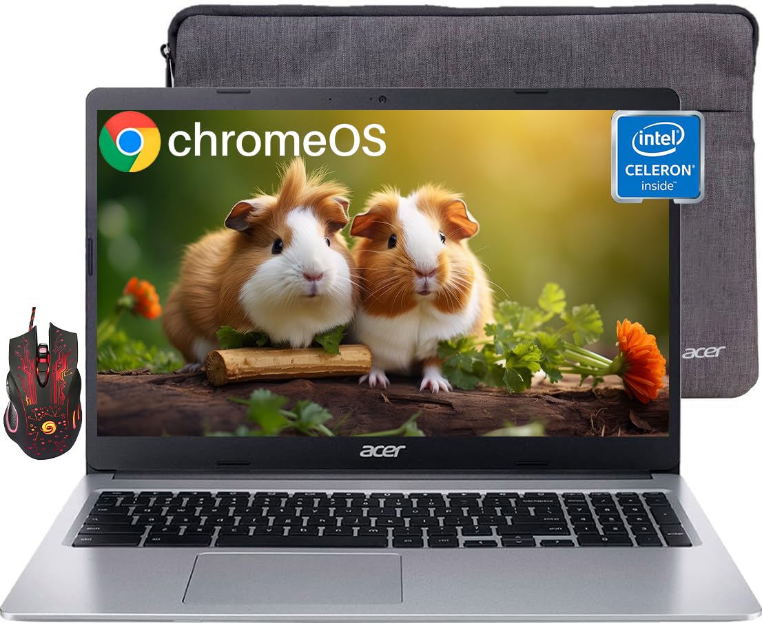 Acer 2023 Newest Chromebook 315 Laptop, 15.6'' Hd Display, Intel Celeron N4020(Up To 2.8Ghz), 4Gb Ram, 64Gb Emmc, Intel Uhd Grap