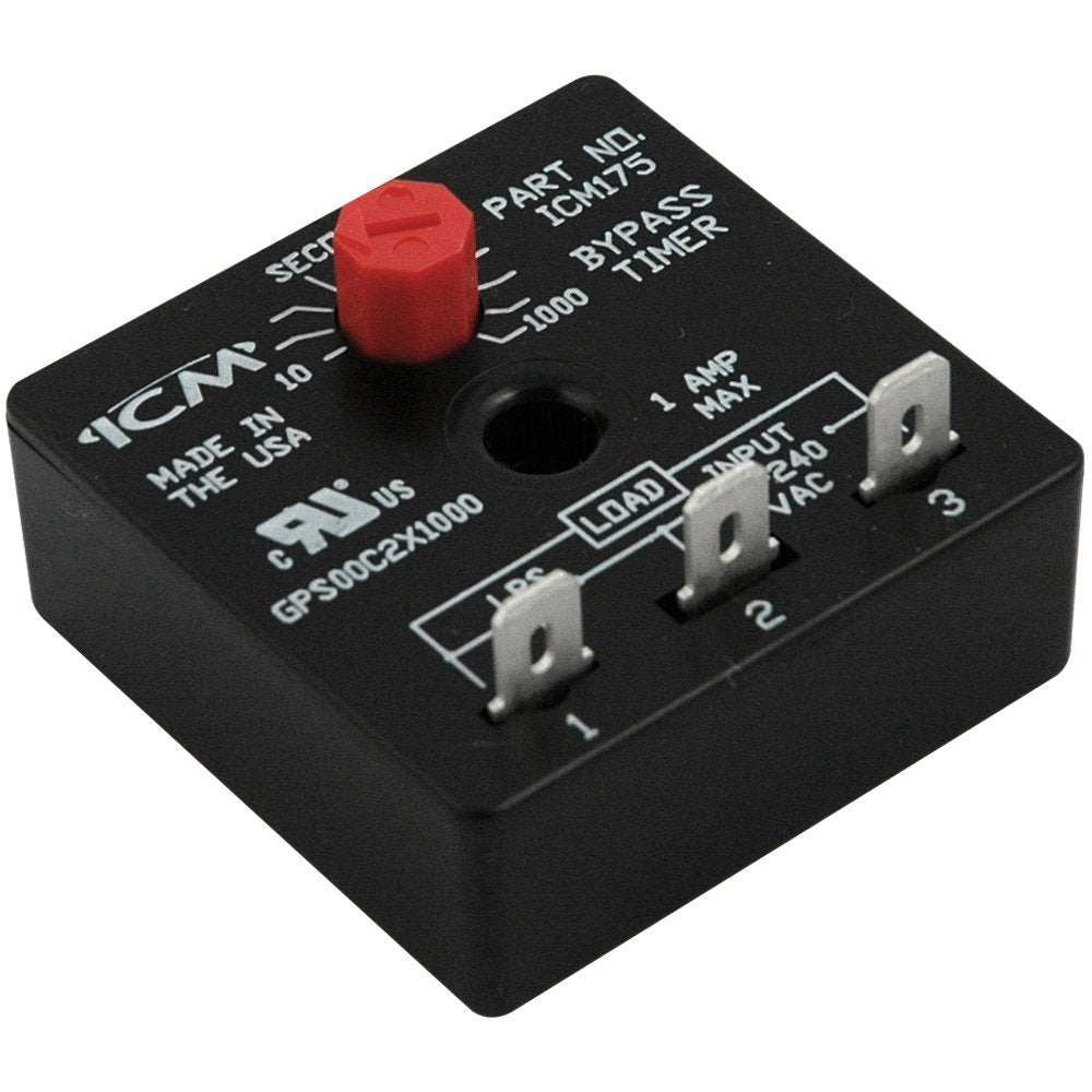 ICM Controls ICM175 Bypass Timer,Multicolor