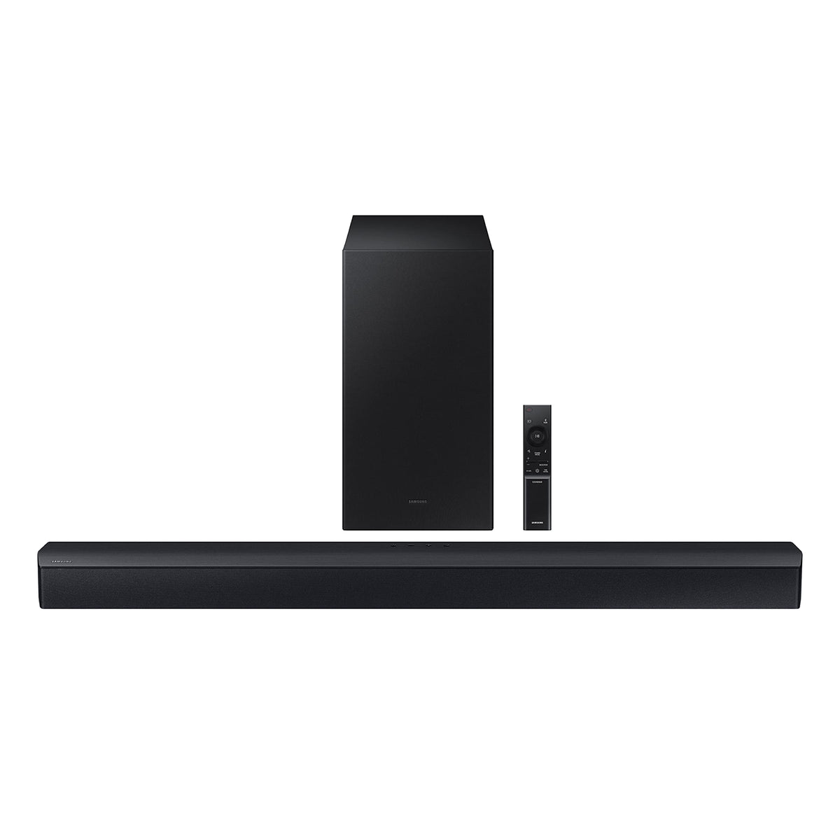 SAMSUNG HW-C450 2.1ch Soundbar w/DTS Virtual X, Subwoofer Included, Bass Boost, Adaptive Sound Lite, Game Mode, Bluetooth, Wireless Surround Sound Compatible