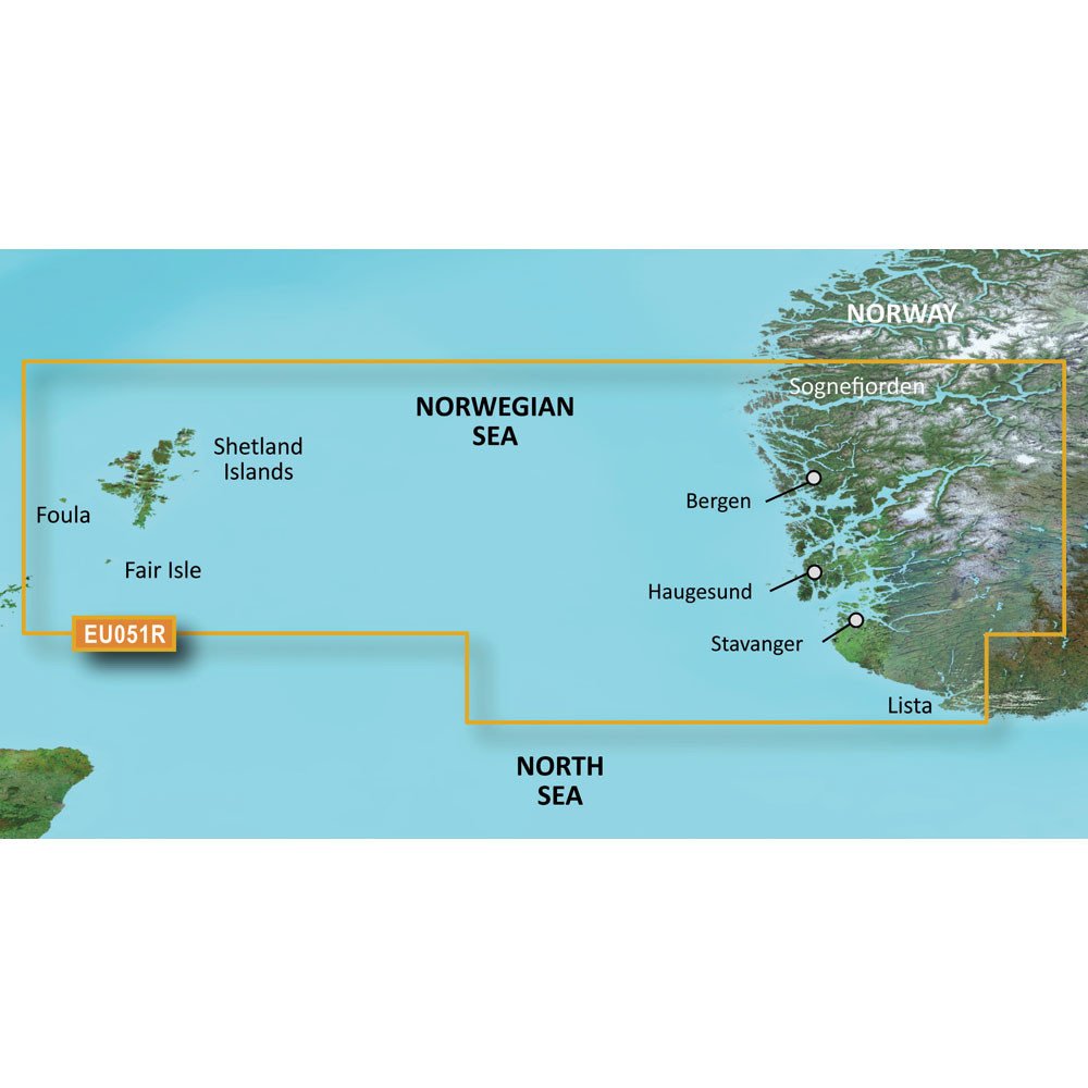 Garmin Bluechart&Reg; G3 Hd - Hxeu051R - Lista - Sognefjorden - Microsd&Trade;/Sd&Trade;,WBEEAB00X0X1FEO