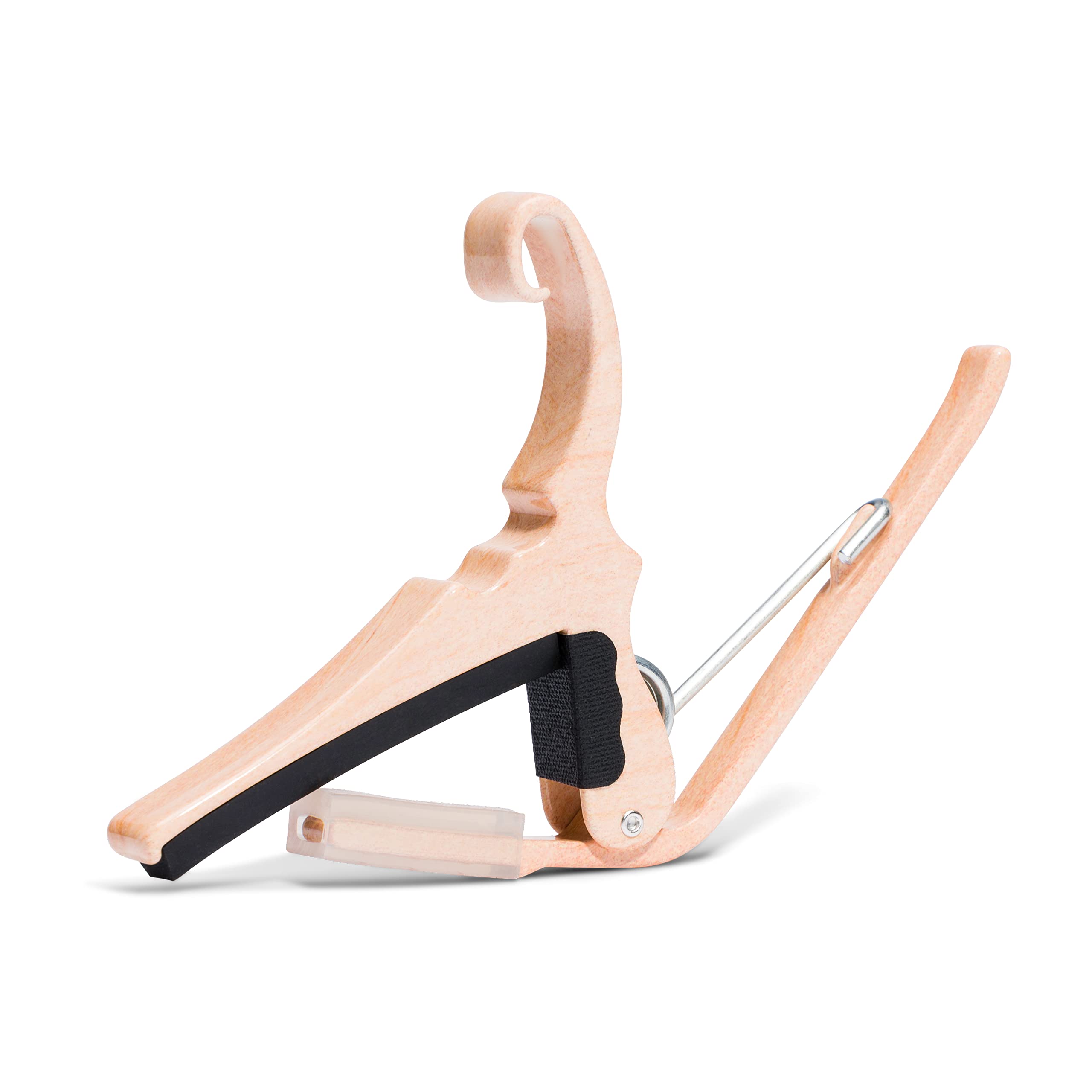 Kyser Quick-Change Guitar Capo For 6-String Acoustic Guitars, Maple, Kg6Ma