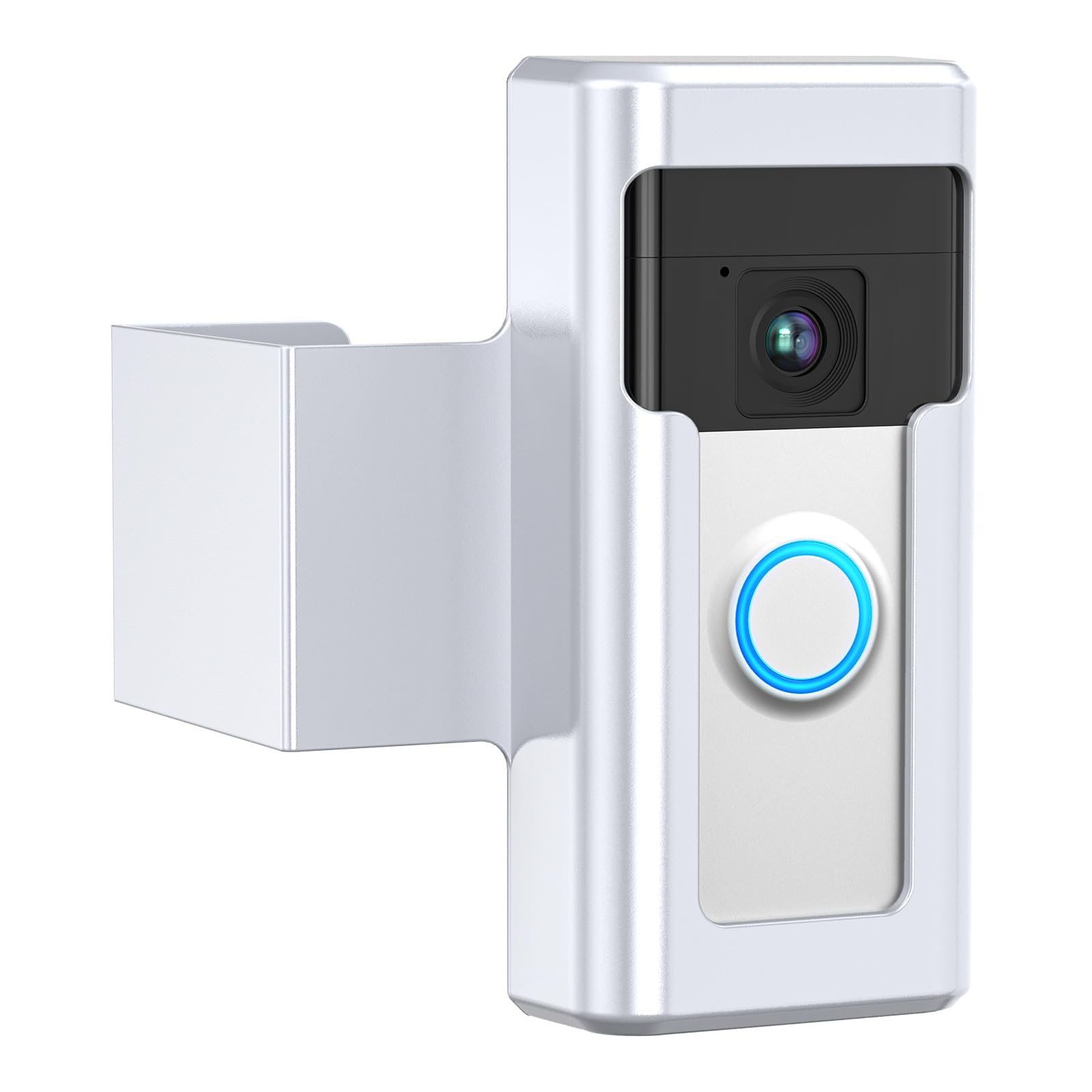 Kimilar All Metal Anti Theft Video Doorbell Mount Compatible With Ring/Blink Wireless Video Doorbell, Not Block Doorbell Motion
