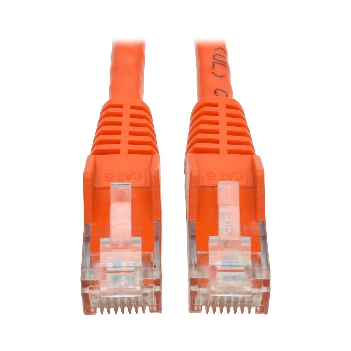 Eaton Tripp Lite Cat6 Gigabit Ethernet Snagless Molded Patch Cable Utp Orange Rj45 M/550Mhz 2Ft 2' (N201 002 Or)