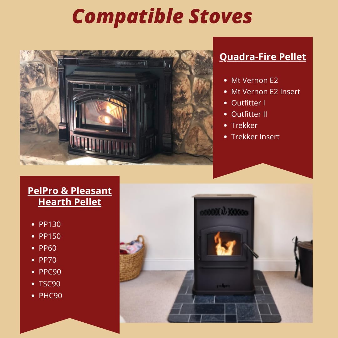 Quadrafire, Pleasant Hearth, Pelpro Srv7000 669 Replacement Exhaust Probe Models Mt Vernon E2 Outfitter I/Ii Trekker Ph35Ps Ph50