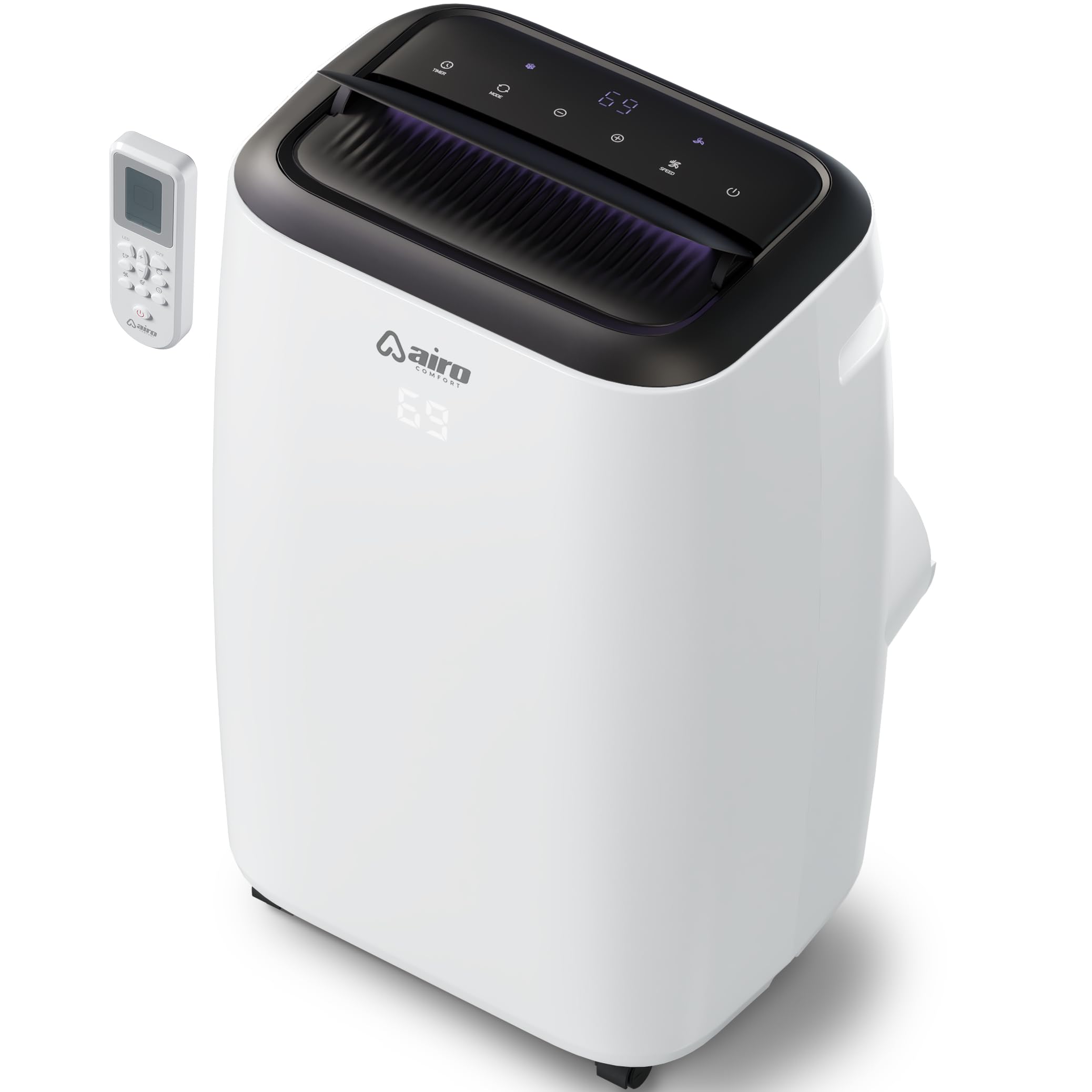 AIRO Portable Air Conditioners 10,000 BTU, AC Unit Floor Standing with Remote Control & DIY Installation Kit, New 2025 model