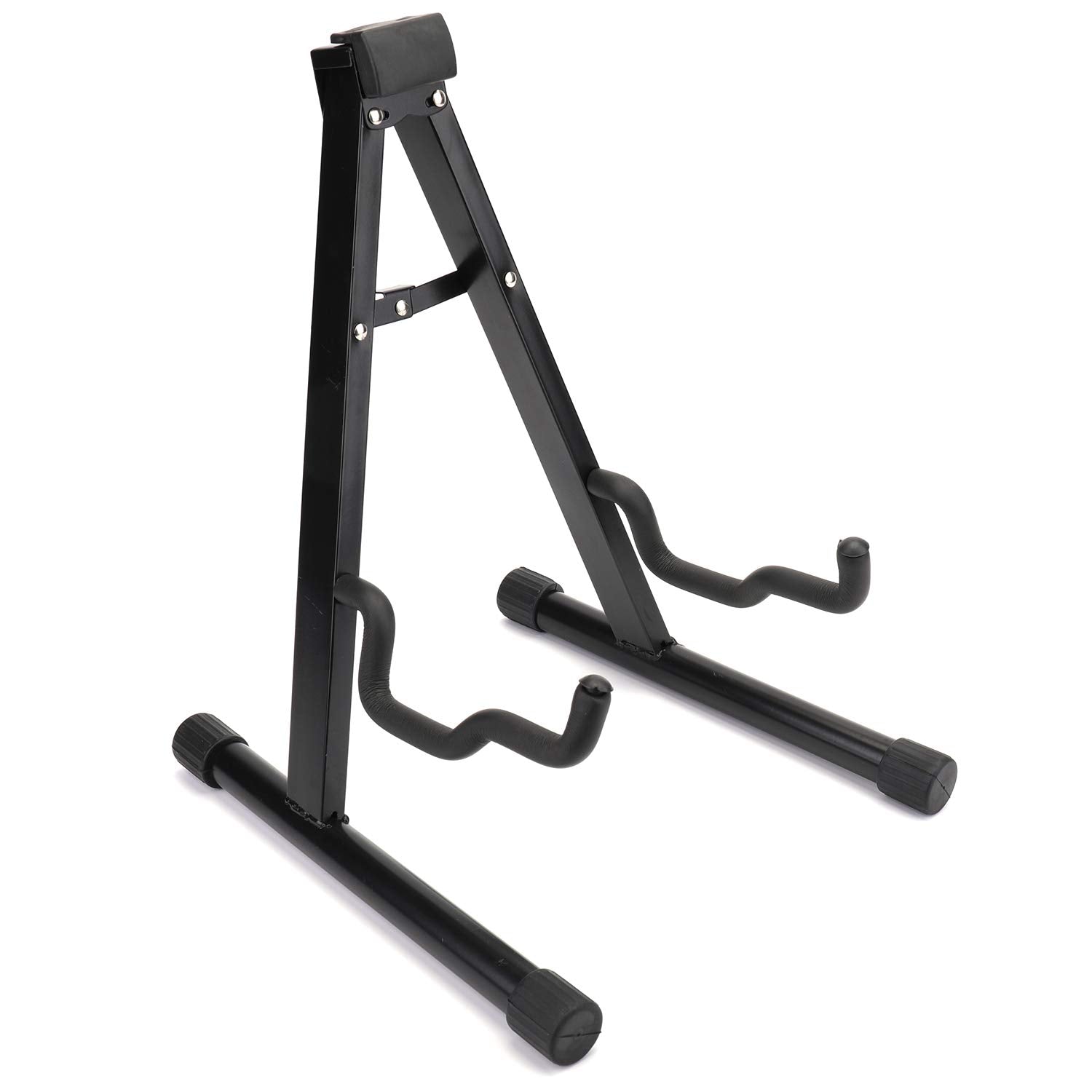 Foraineam 2 Pack Guitar Stand Universal A Frame Folding Stand With Secure Lock For Acoustic Classic Electric Guitars