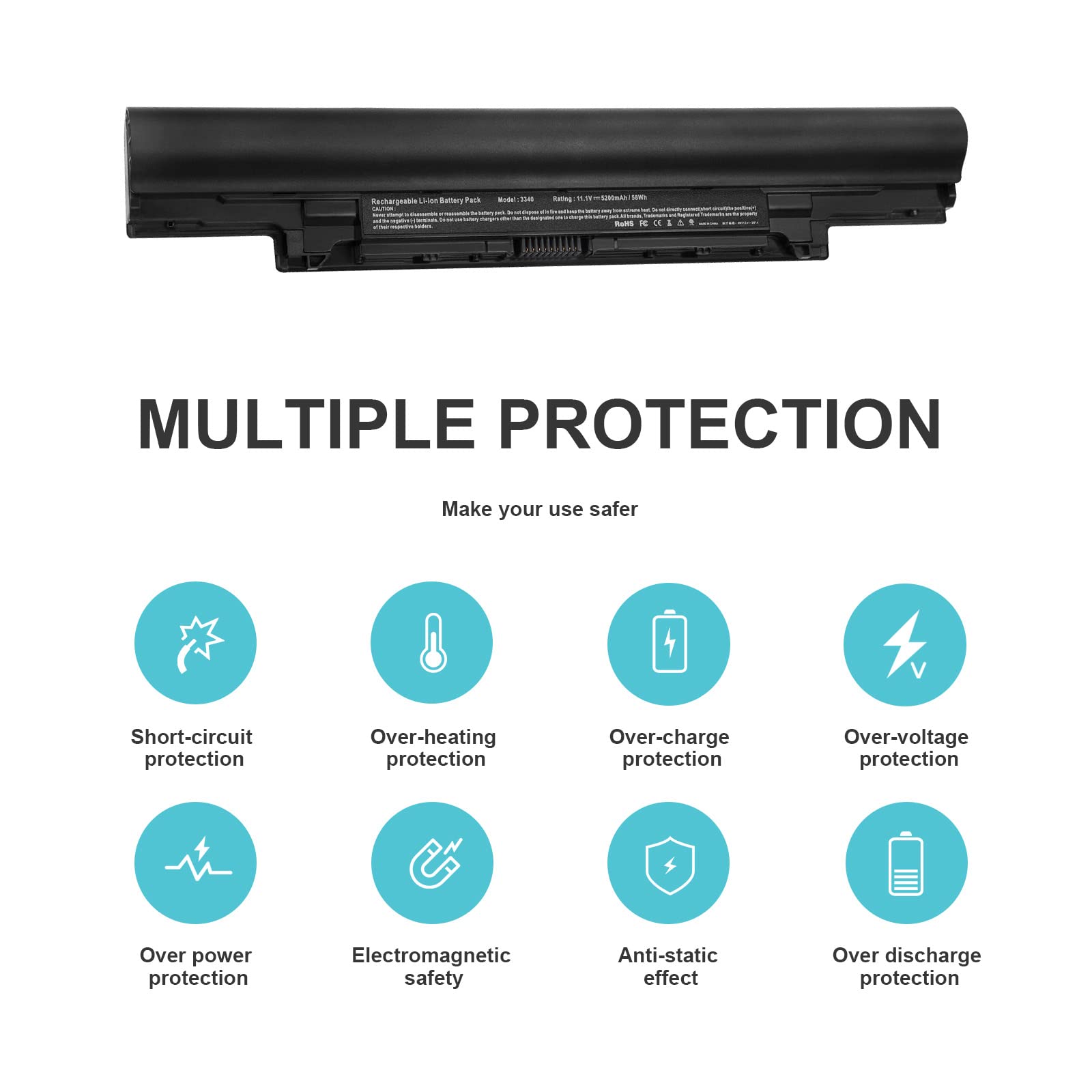 Fancy Buying Laptop Battery Dell V131 2nd Series Latitude 3340 3350 H4PJP 5MTD8