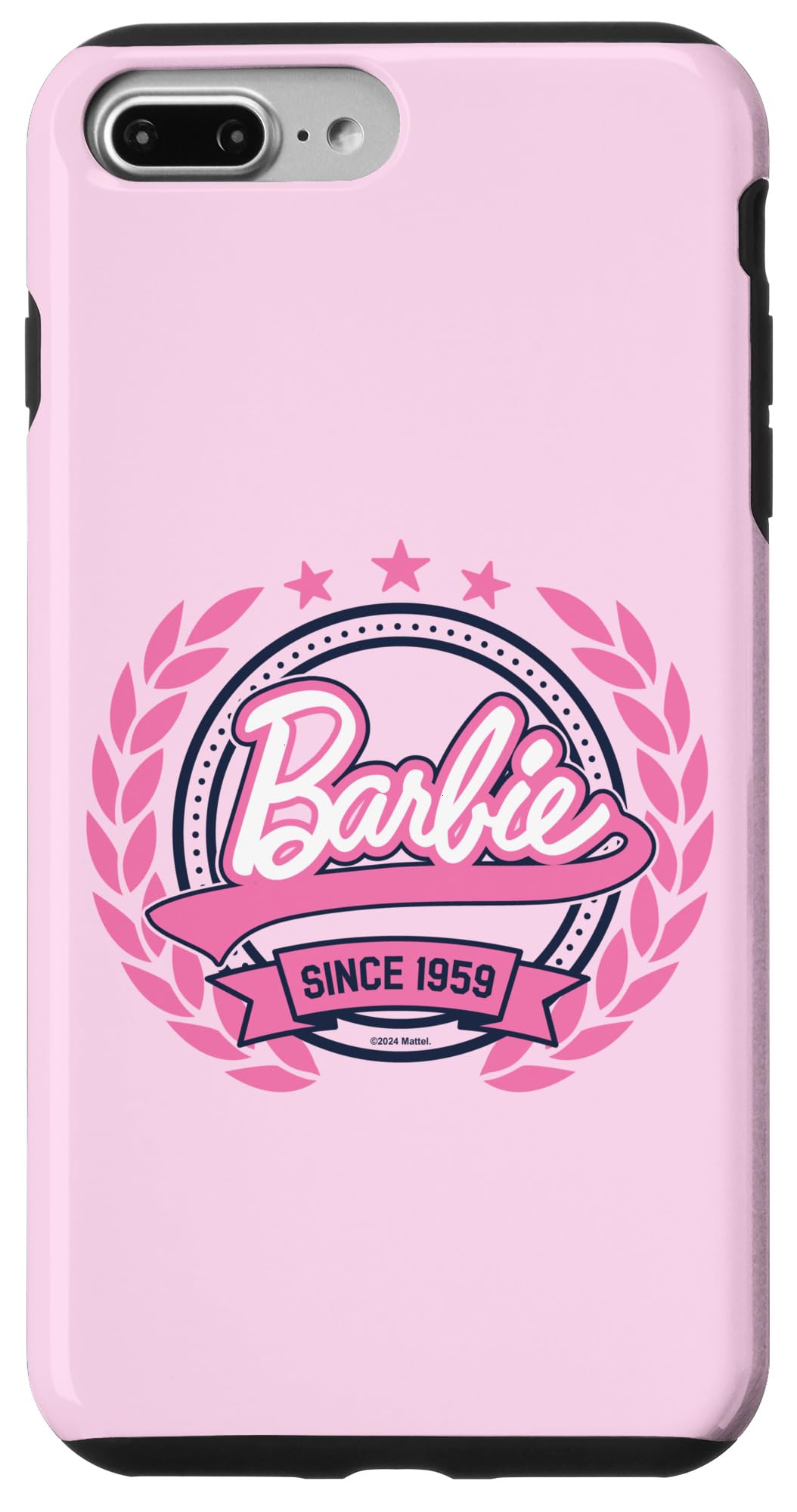 Iphone 7 Plus/8 Plus Barbie   Varsity Collegiate Seal Since 1959 Logo Case