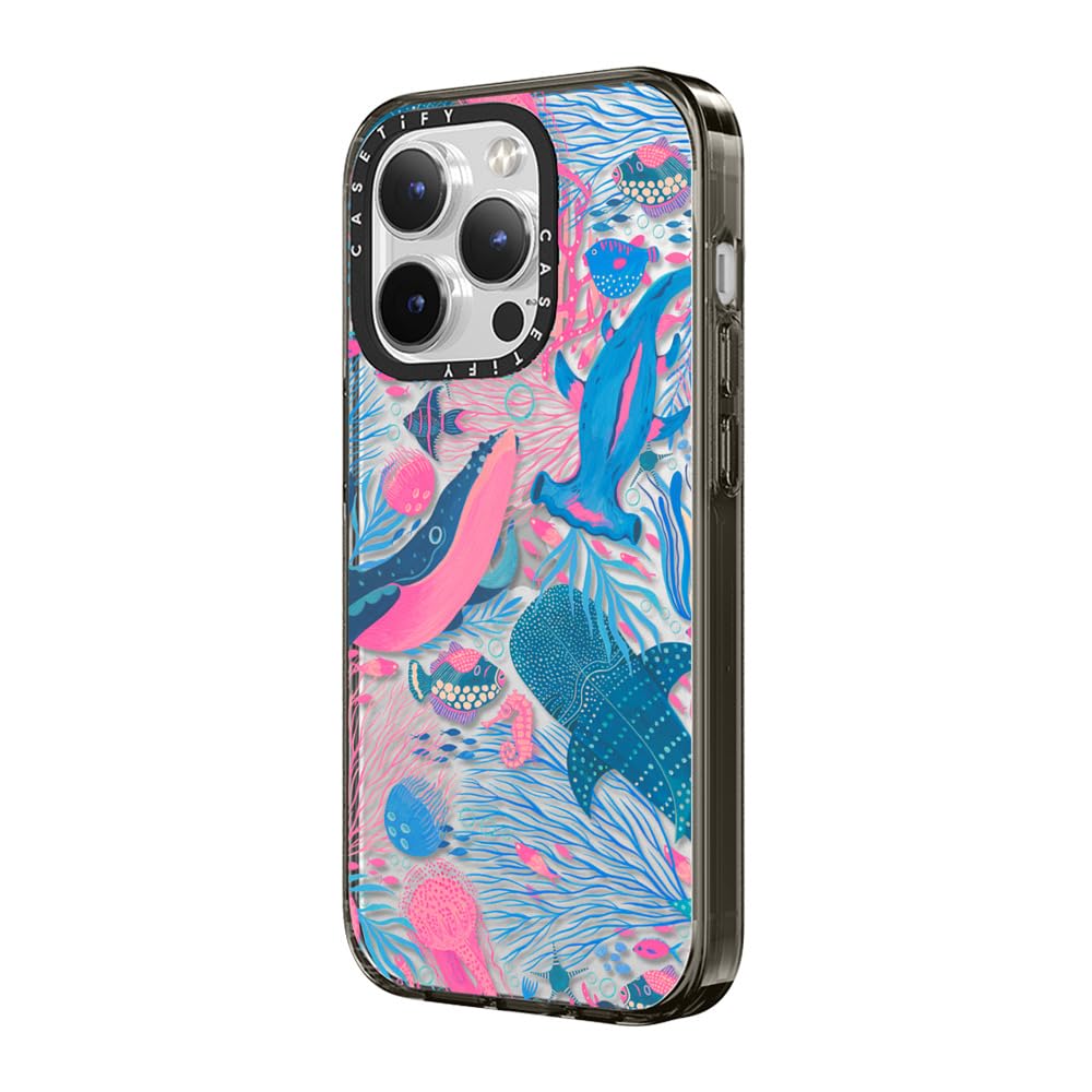 Casetify Compact Iphone 15 Pro Max Case [2X Military Grade Drop Tested / 4Ft Drop Protection]   Animal Prints   Under The Sea By