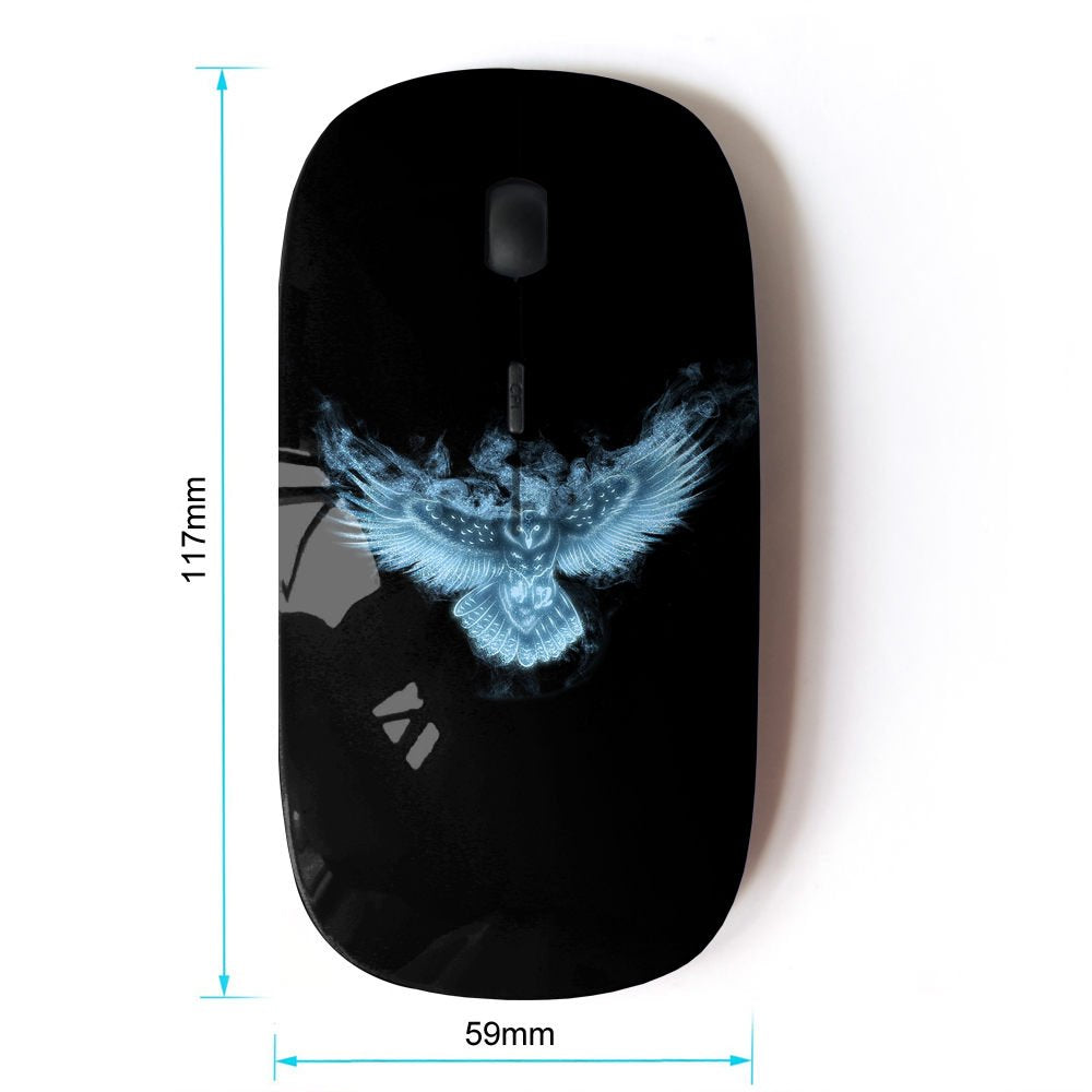 Koolmouse [ Optical 2.4G Wireless Mouse [ Glowing Fantasy Night Owl ]