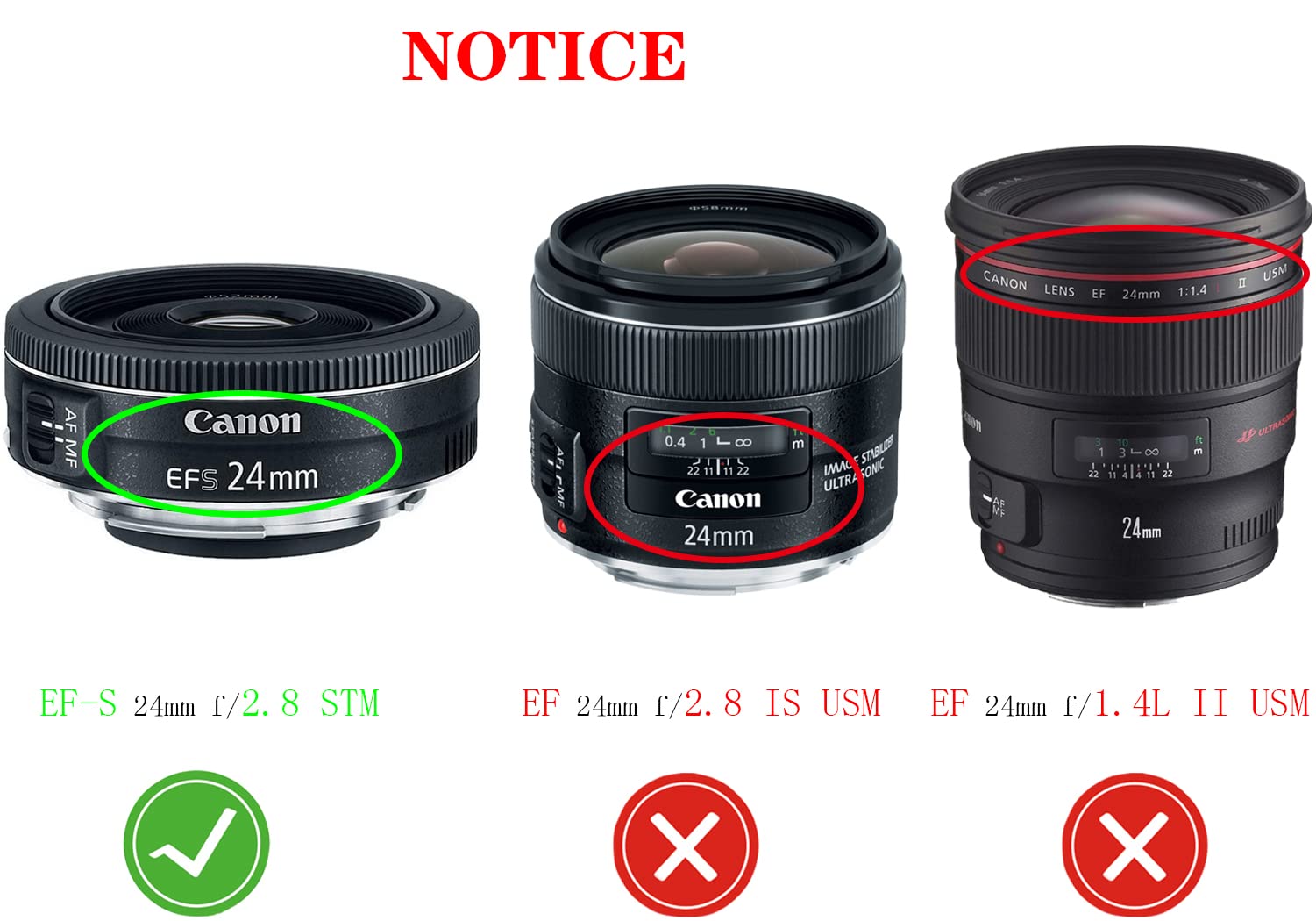52Mm Lens Cap Cover For Canon Ef S 24Mm F/2.8 Stm,Rf 24Mm F1.8 Macro Is Stm,Huipuxiang[2 Pack]