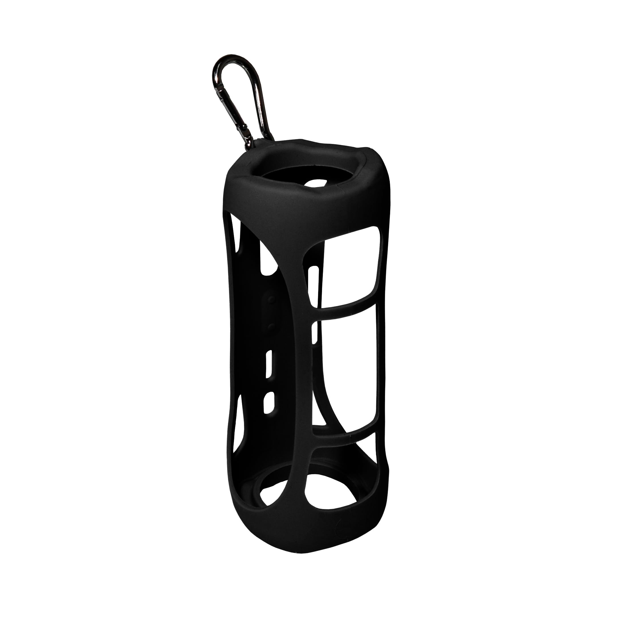 Silicone Cover Skin For Jbl Flip 6 Portable Bluetooth Speaker By Alltravel, Portable Full Protection Solution, Customized Skin With Color And Shape Matching (Black)